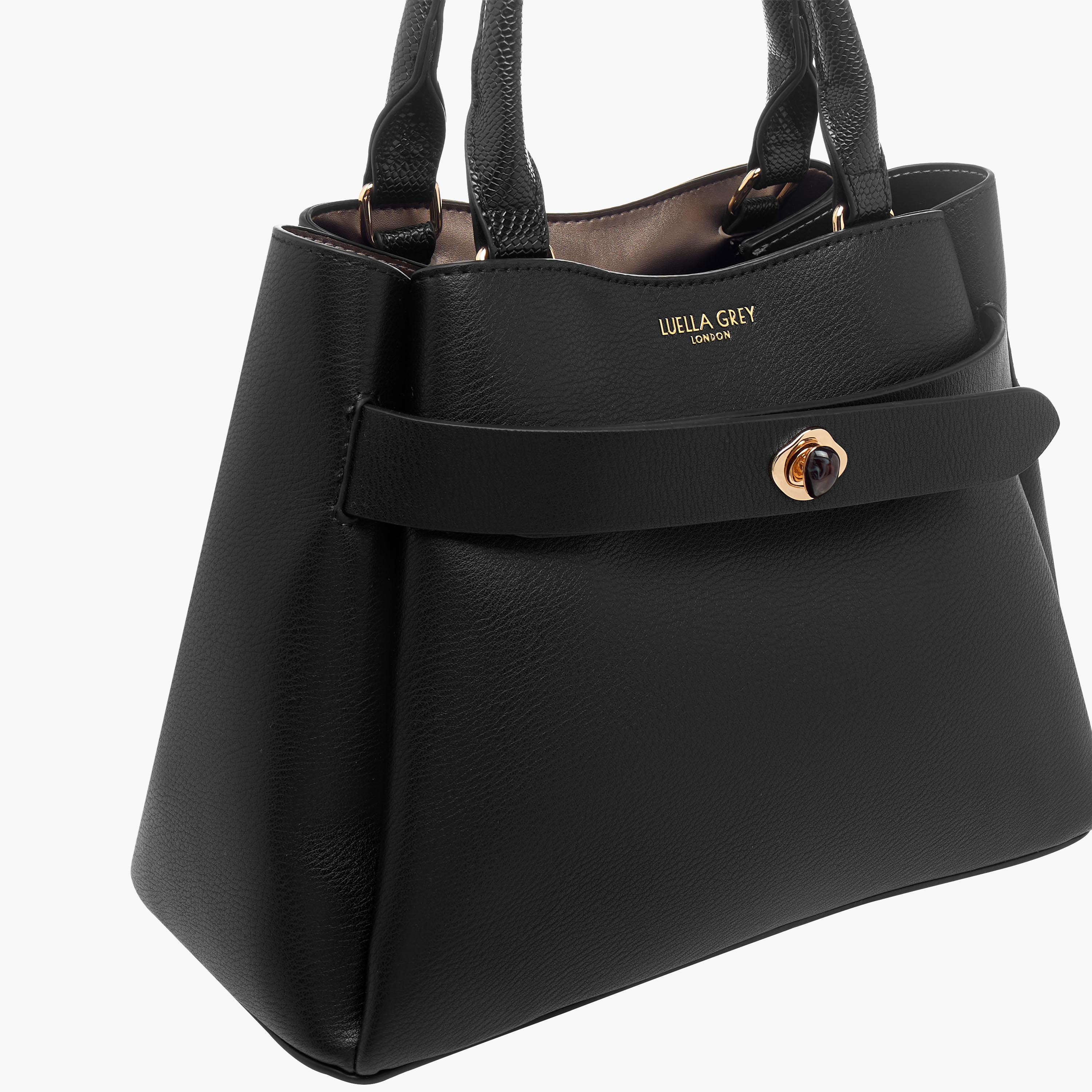 شنطة توت بارزة الملمس بحزام مزدوج روكسي من لويلا جري-women-bagsandwallets-handbags-image-6