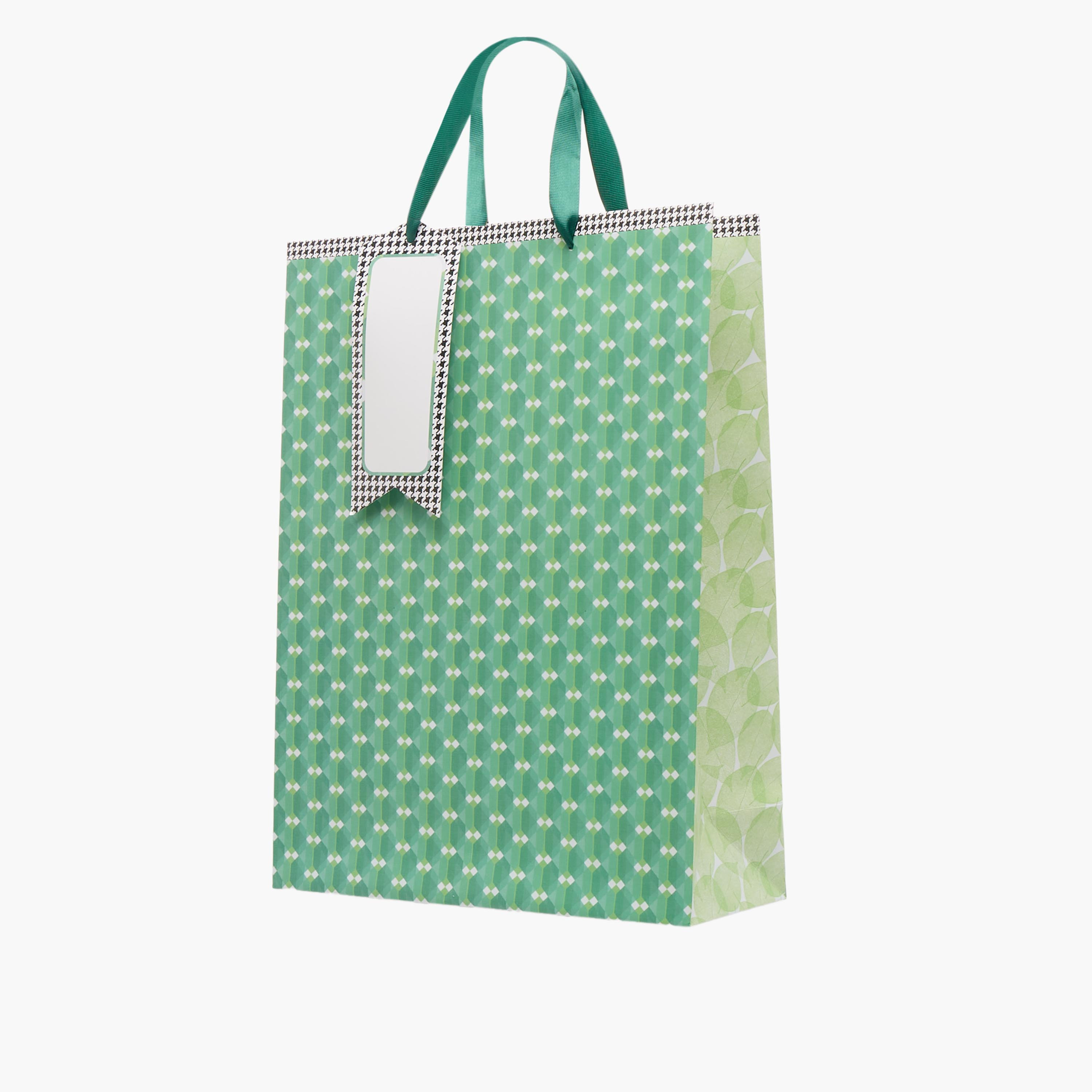 Findz Geometric Print Paper Gift Bag - Large-household-giftingaccessories-giftings-image-2