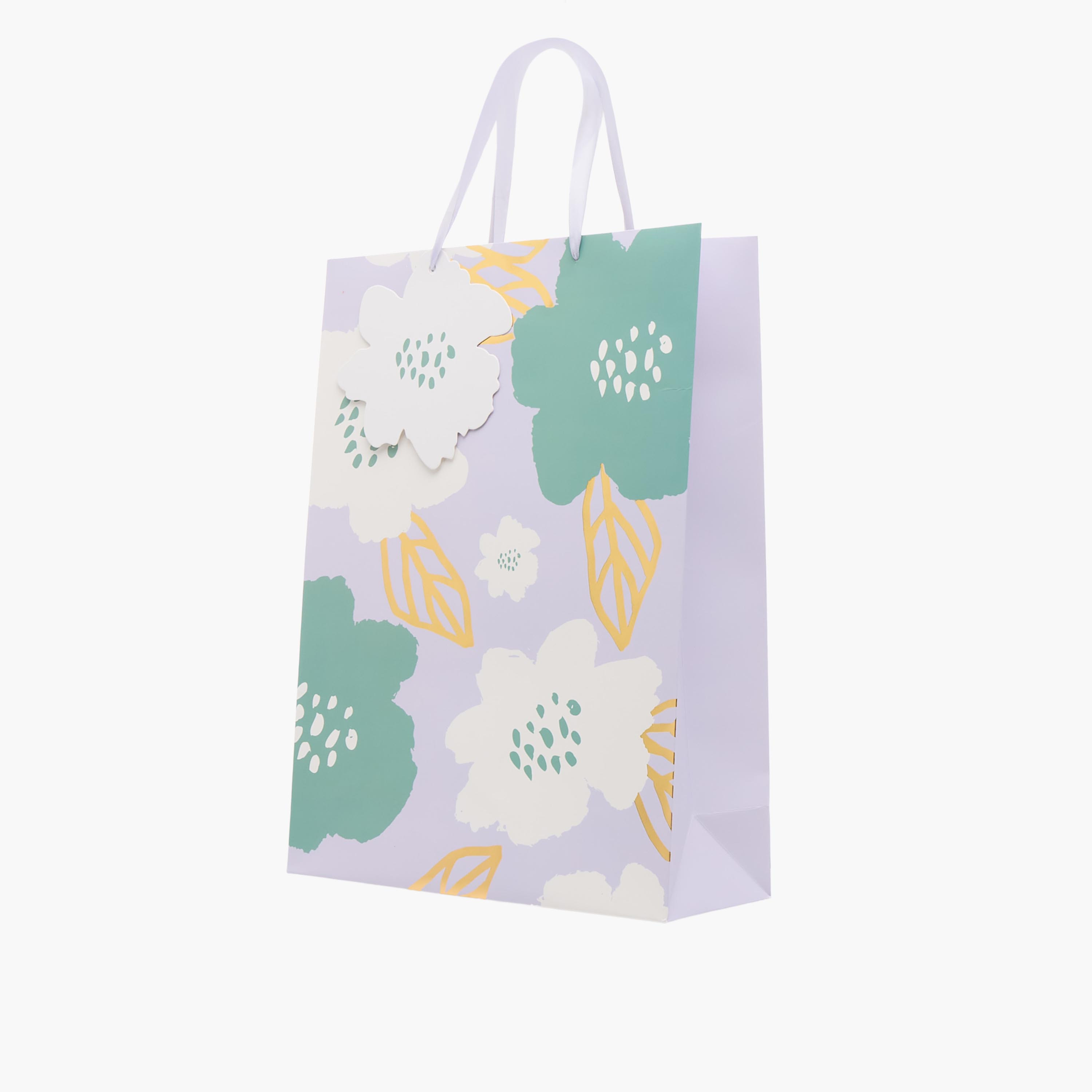 Findz Leaf Print Paper Gift Bag - Extra Large-household-giftingaccessories-giftings-image-2