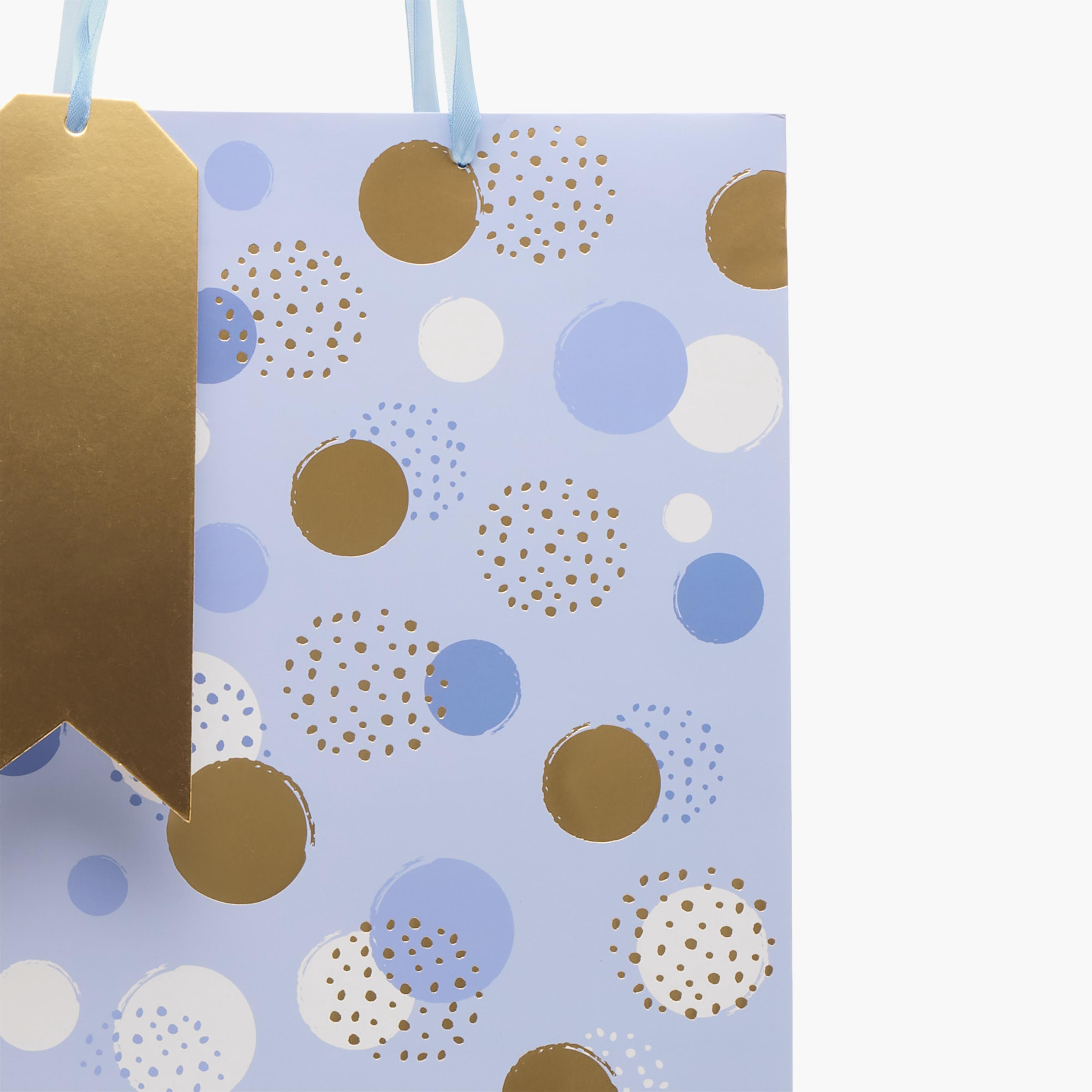 Findz Polka Dot Print Paper Gift Bag - Extra Large-household-giftingaccessories-giftings-image-3