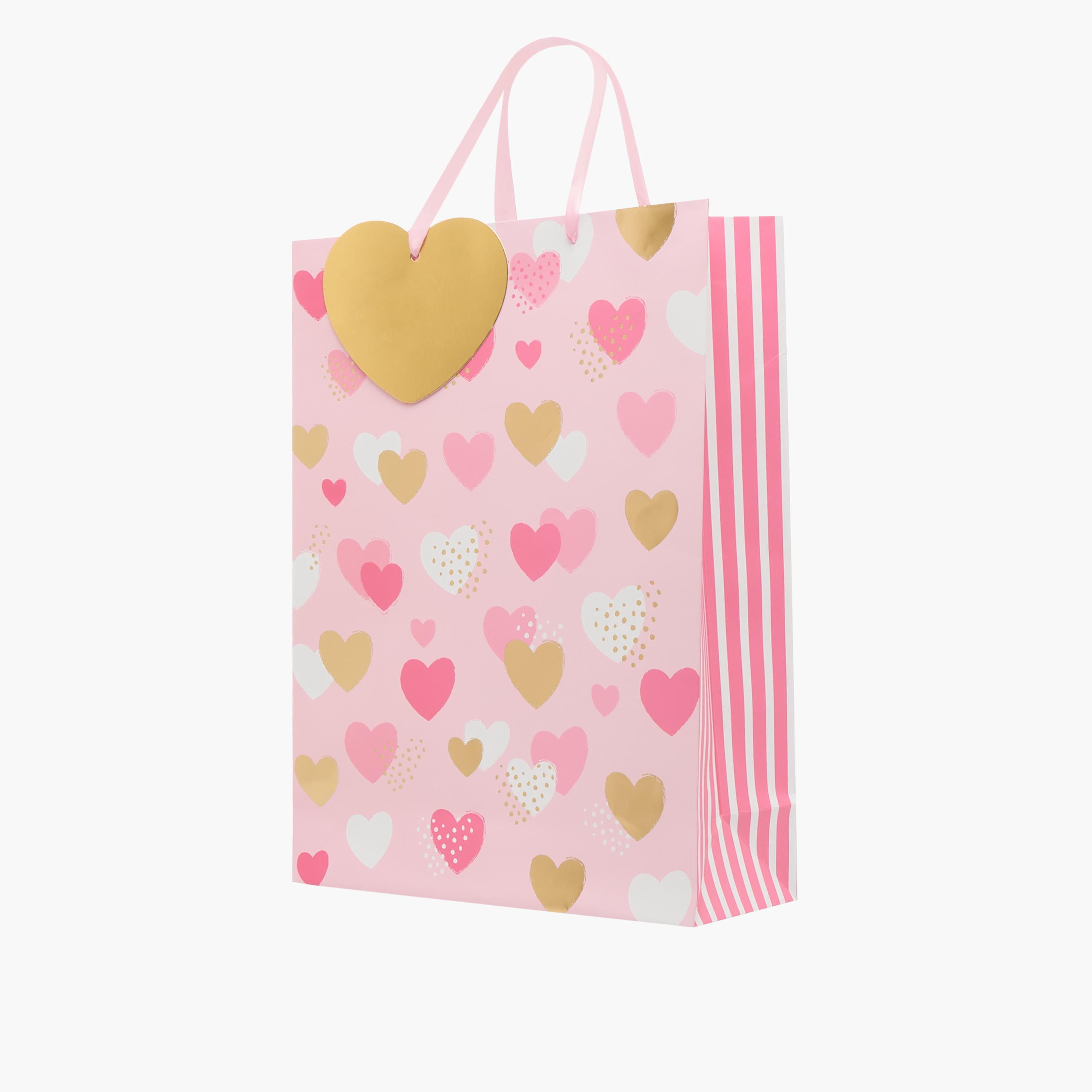 Findz Heart Print Paper Gift Bag - Extra Large-household-giftingaccessories-giftings-image-2