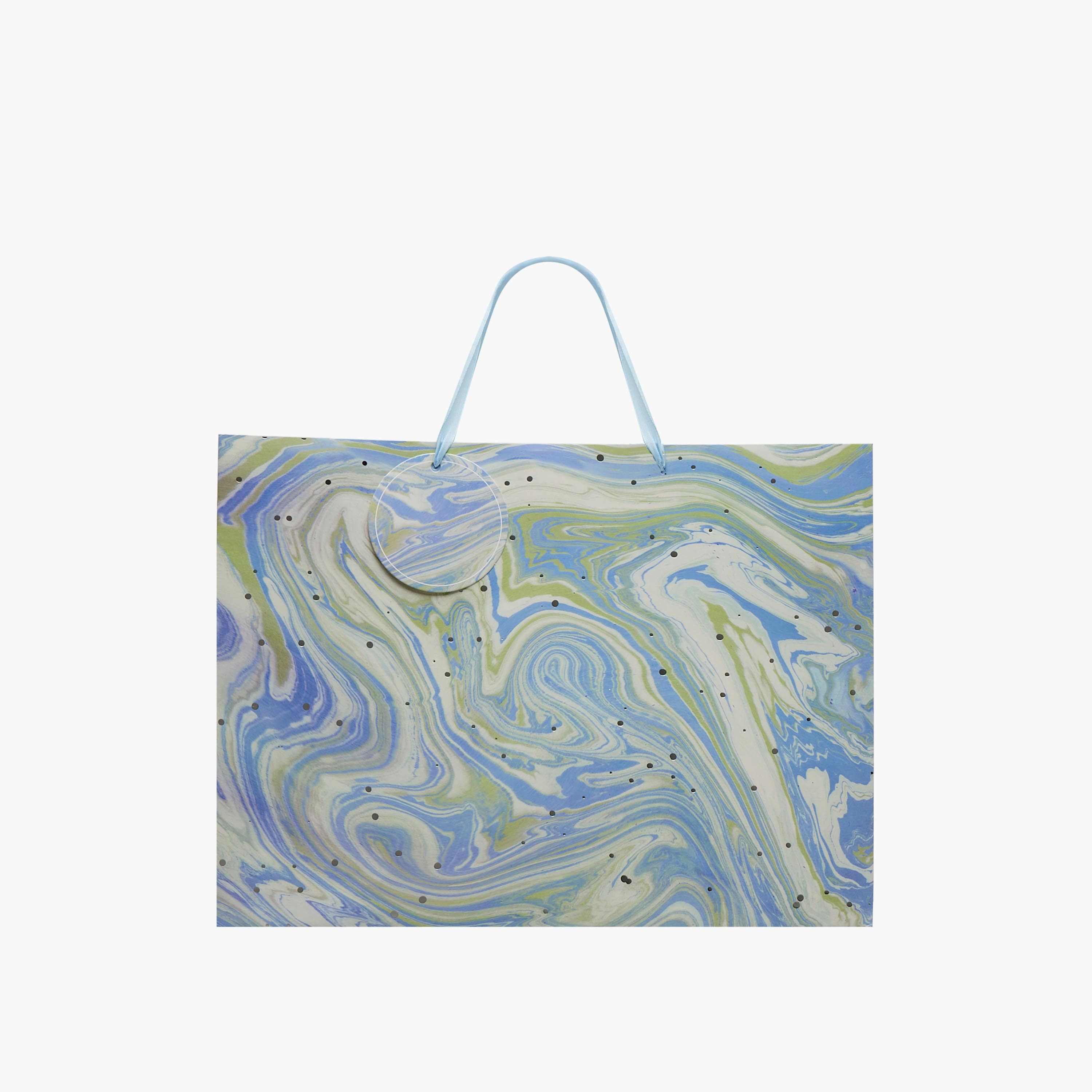Findz Marble Print Paper Gift Bag - Large-household-giftingaccessories-giftings-image-1