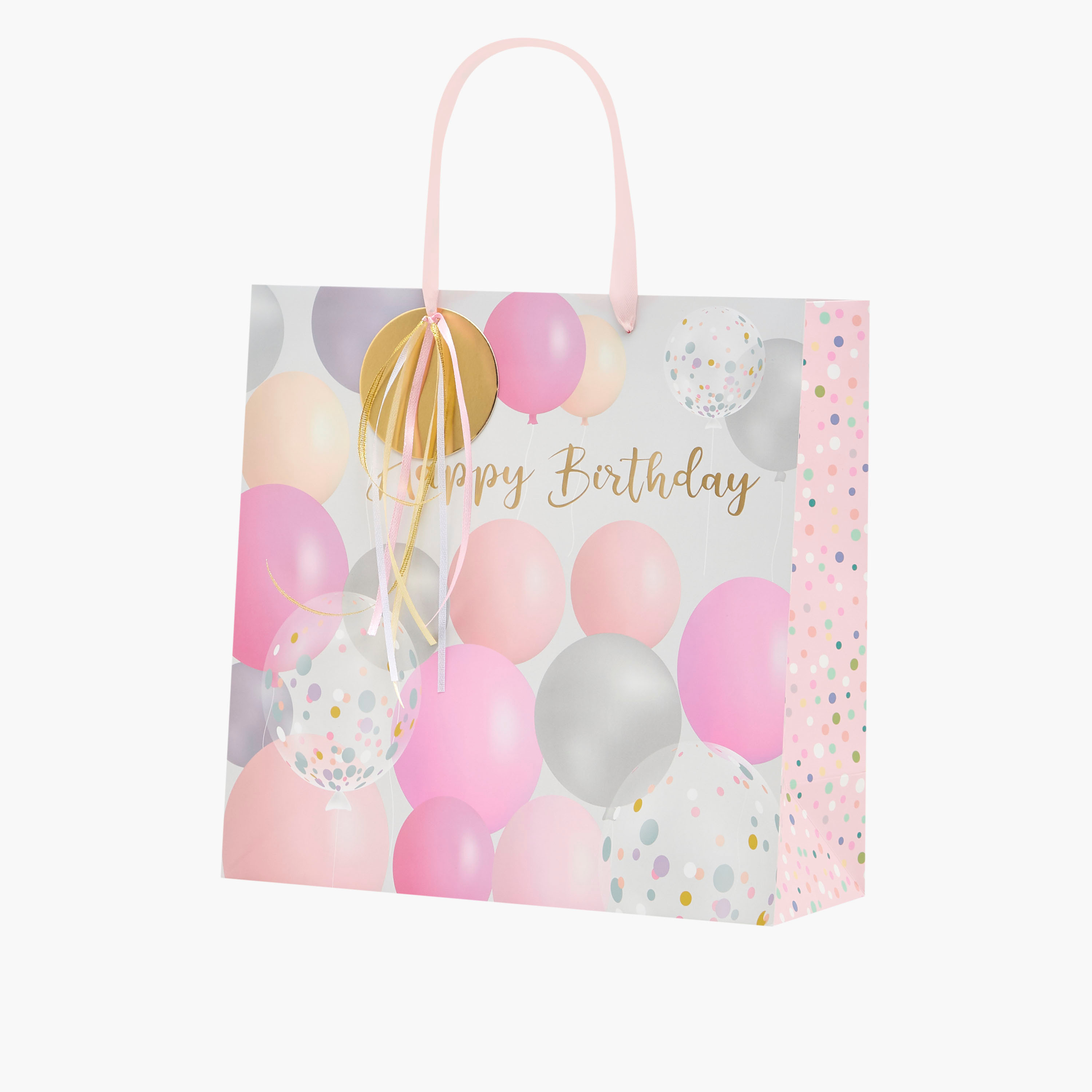 Findz Happy Birthday Balloon Print Paper Gift Bag - Large-household-giftingaccessories-giftings-image-2