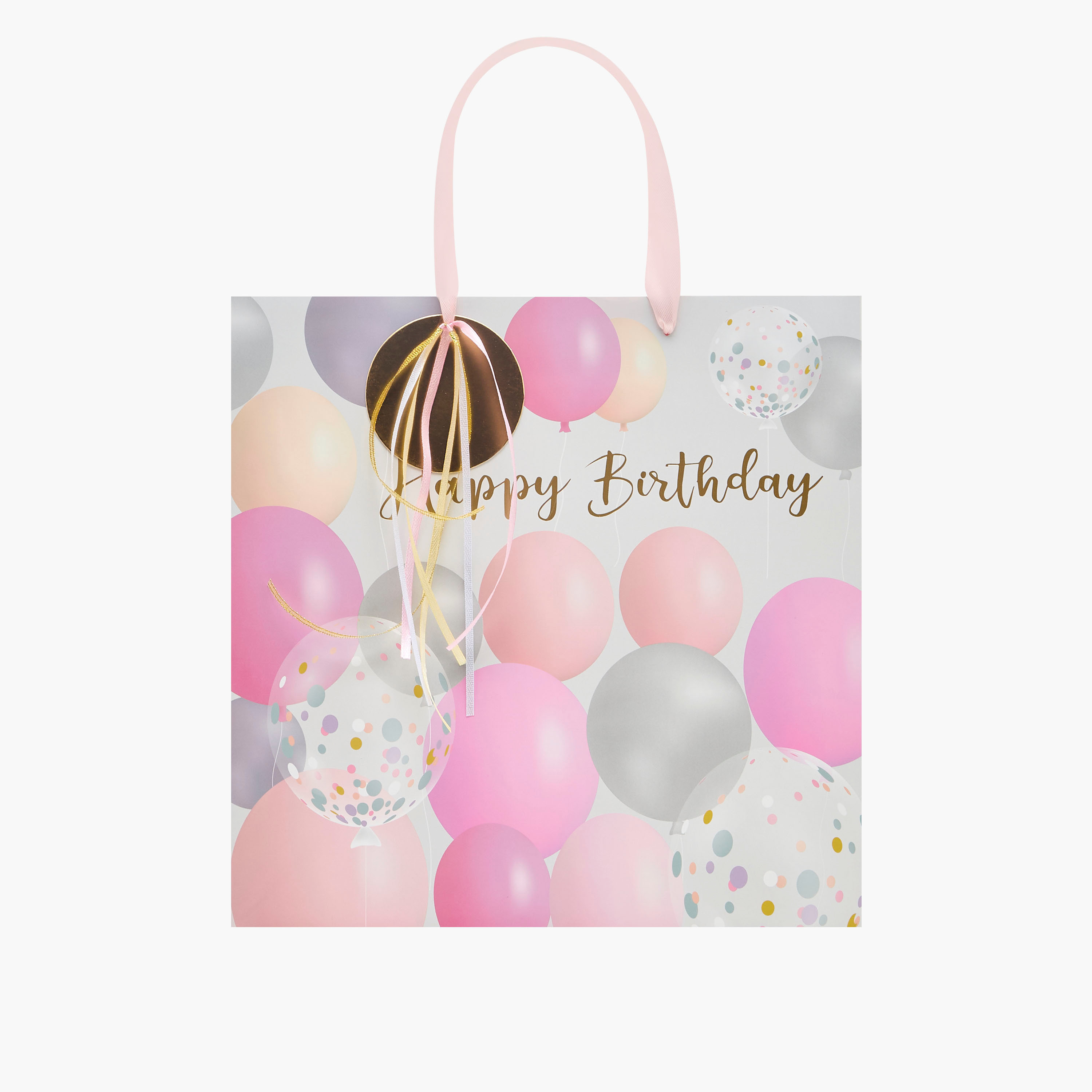 Findz Happy Birthday Balloon Print Paper Gift Bag - Extra Large-household-giftingaccessories-giftings-image-1