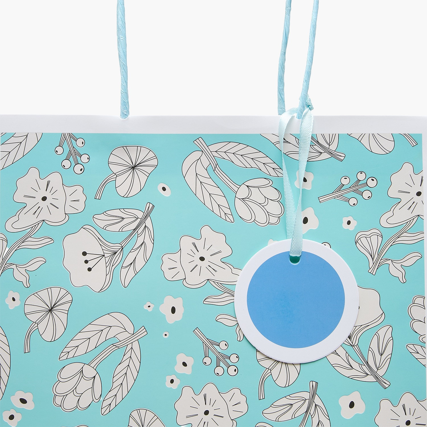 Findz Floral Print Paper Gift Bag - Large-household-giftingaccessories-giftings-image-3