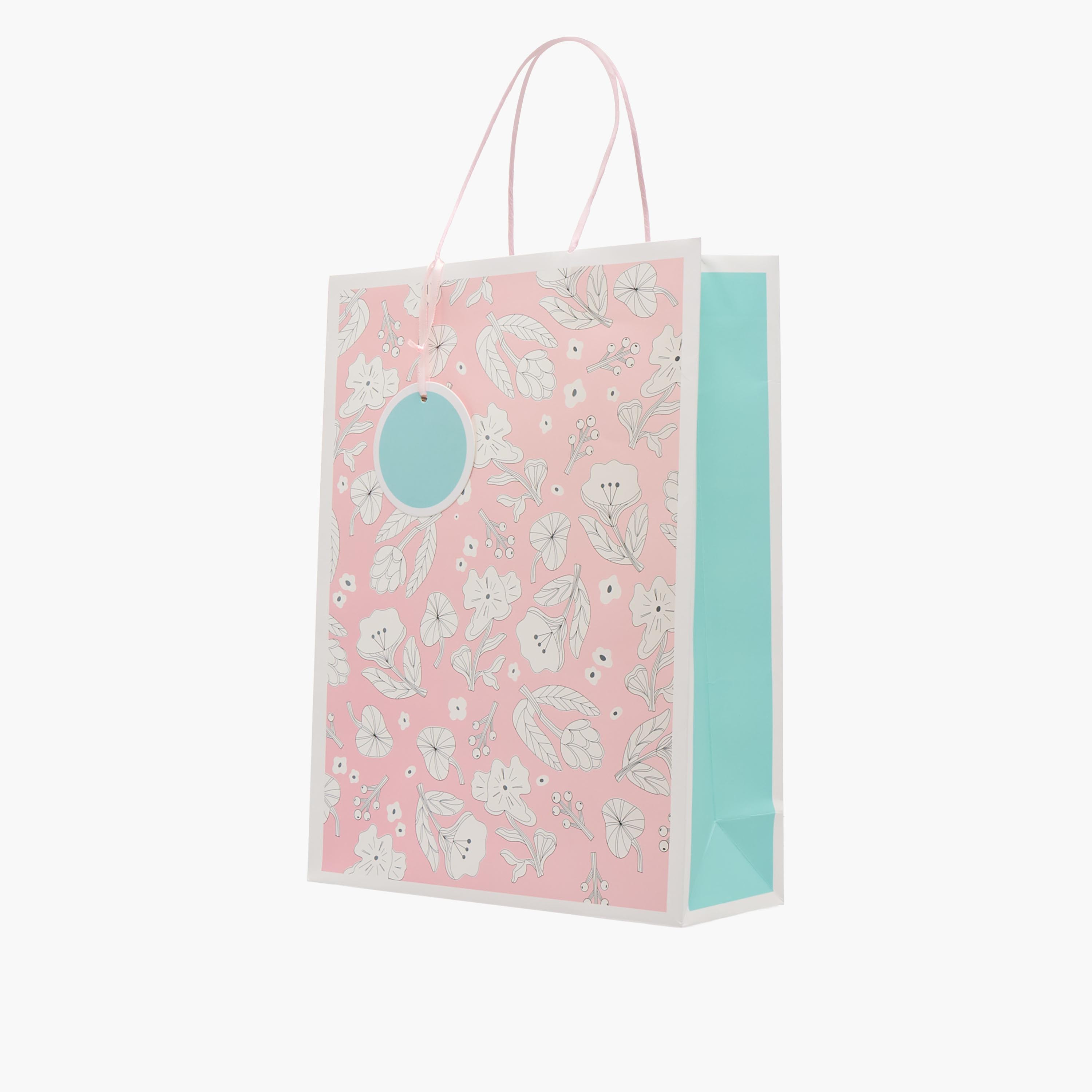 Findz Floral Print Paper Gift Bag - Extra Large-household-giftingaccessories-giftings-image-2