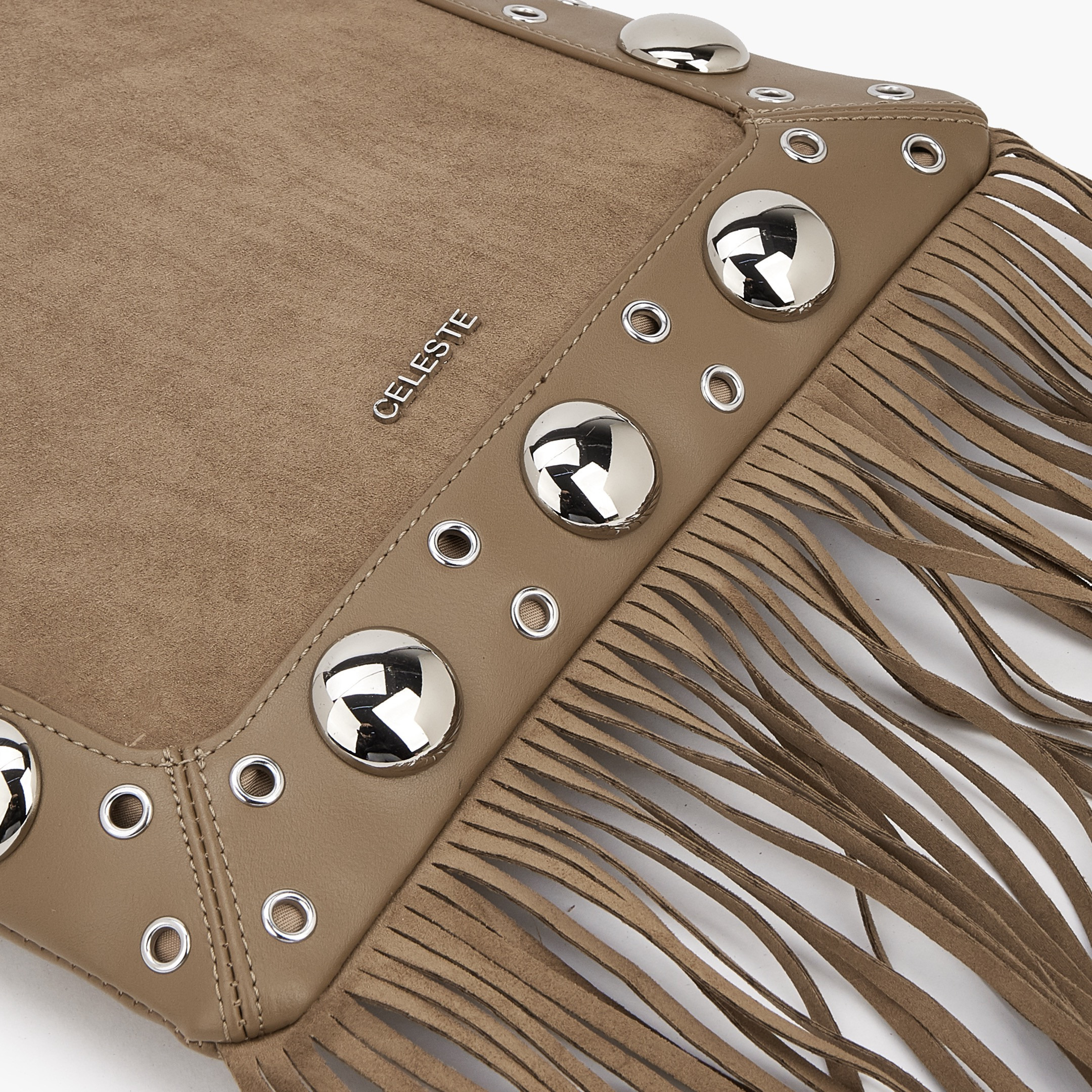 Celeste Studded Shoulder Bag with Fringe Hem-women-bagsandwallets-handbags-image-7