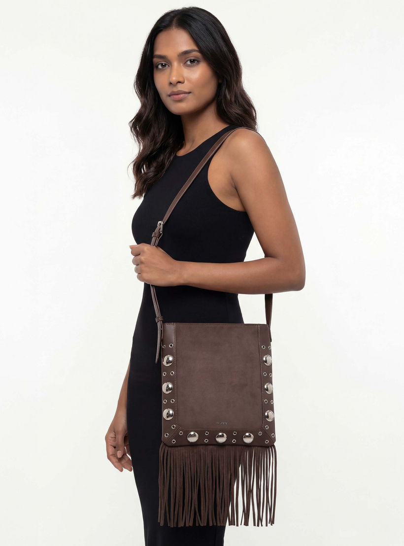 شنطة كتف مرصعة بشراشيب من سيليست-women-bagsandwallets-handbags-image-2