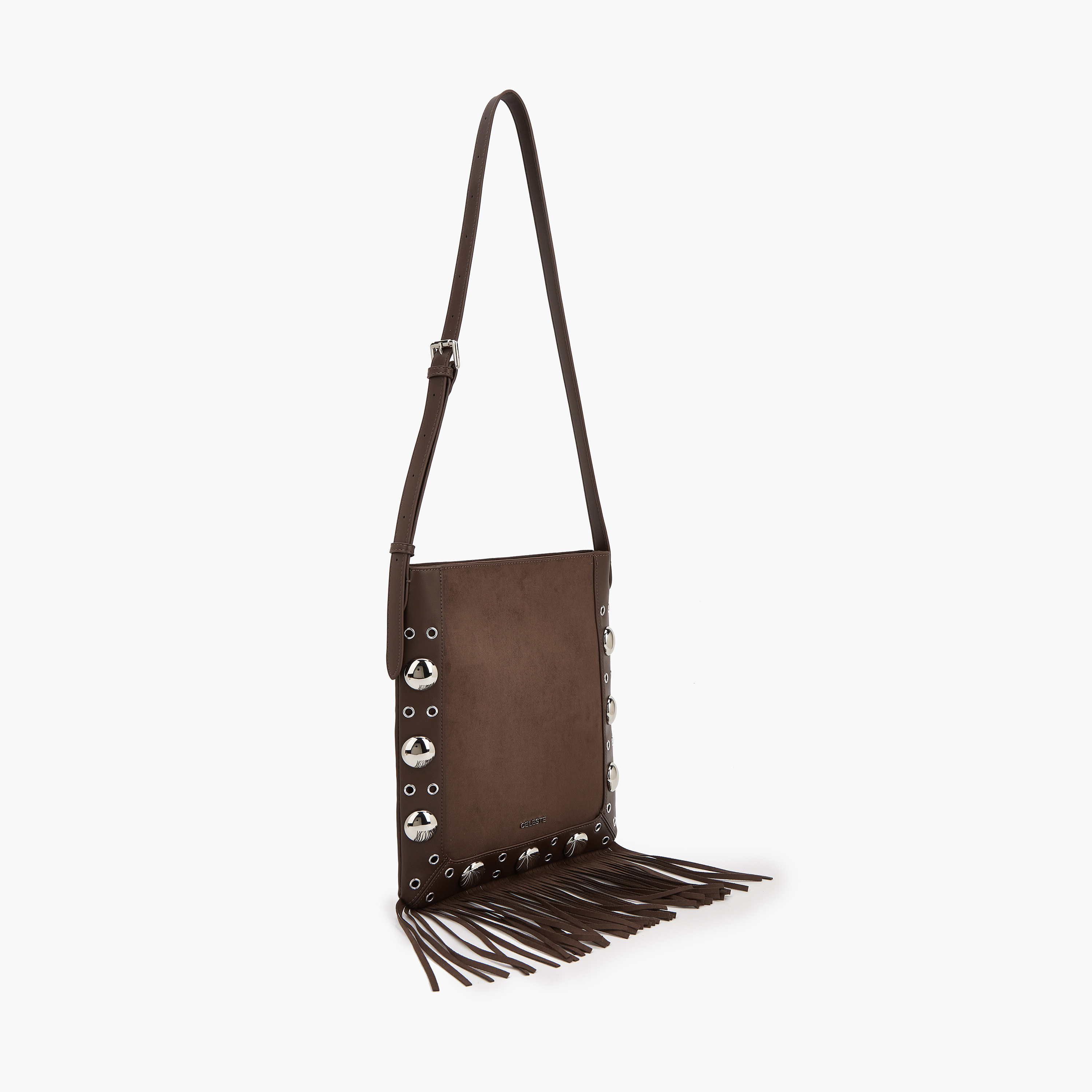 شنطة كتف مرصعة بشراشيب من سيليست-women-bagsandwallets-handbags-image-4