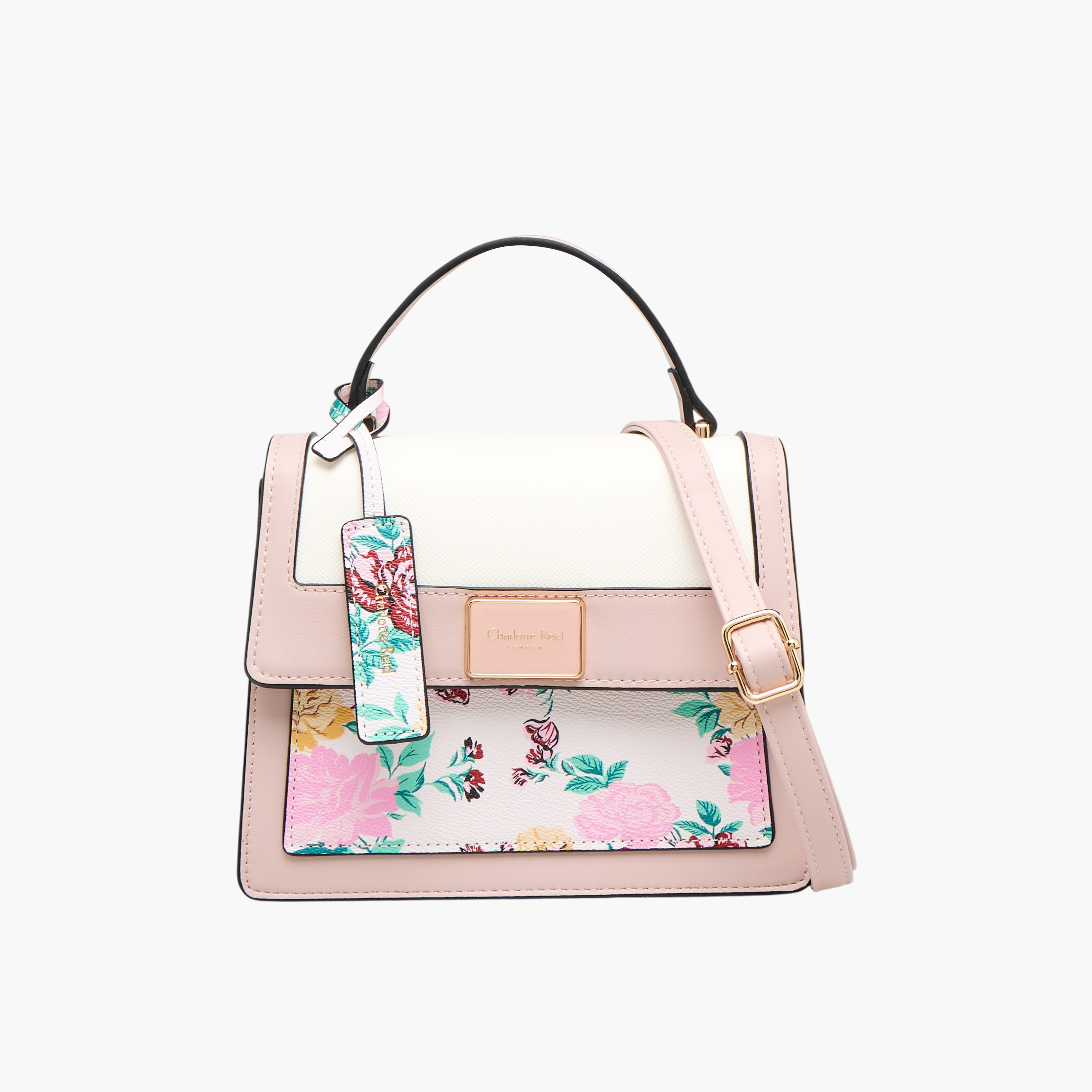 Charlotte Reid Floral Print Crossbody Bag with Top Handle-women-bagsandwallets-handbags-image-1