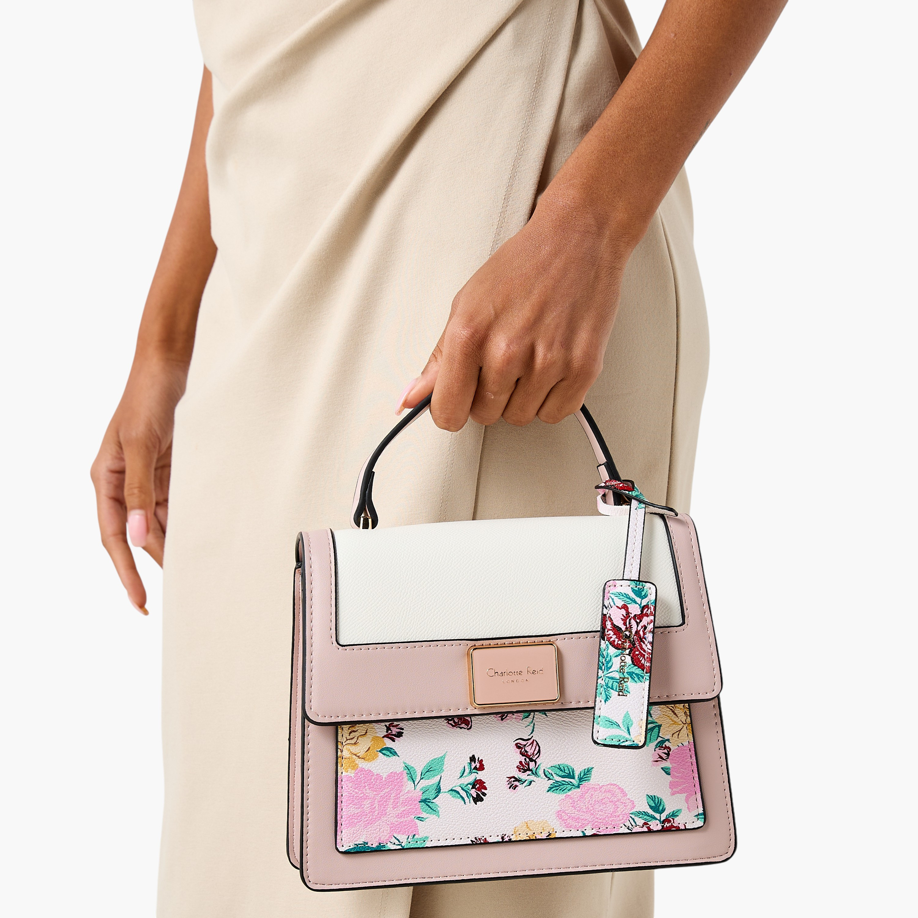 Charlotte Reid Floral Print Crossbody Bag with Top Handle-women-bagsandwallets-handbags-image-2