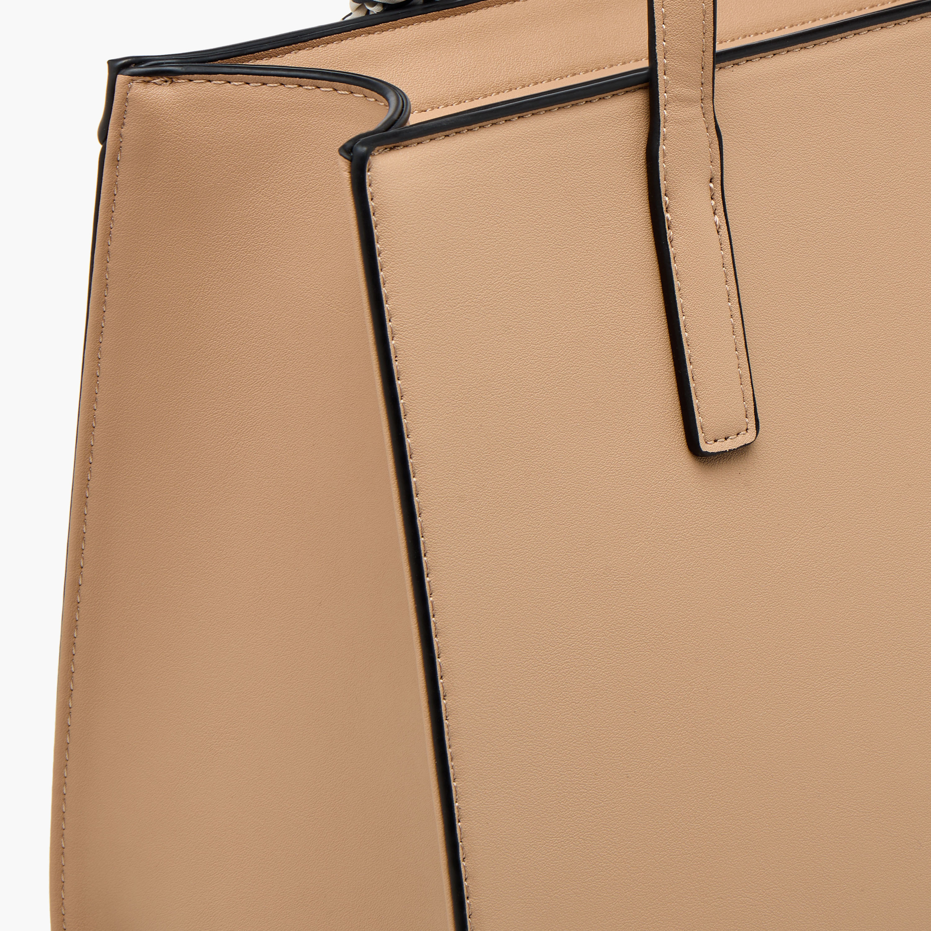 Charlotte Reid Monogram Panelled Tote Bag with Scarf Detail-women-bagsandwallets-handbags-image-6