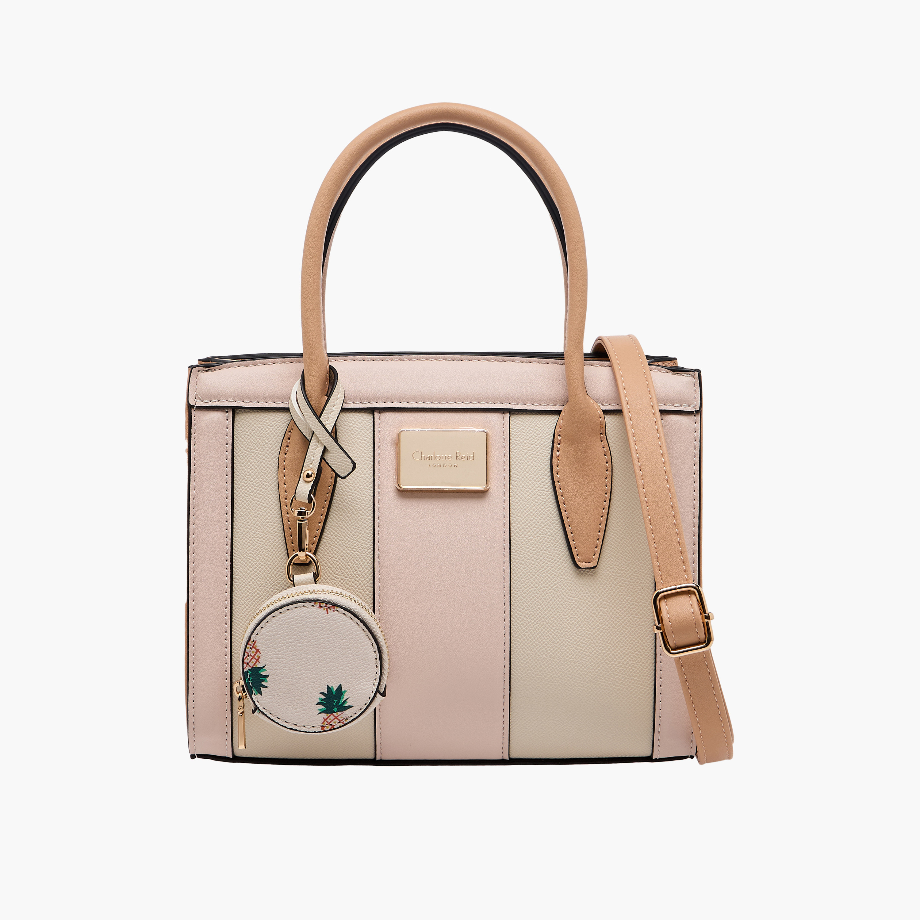 Charlotte Reid Panelled Satchel Bag with Detachable Strap-women-bagsandwallets-handbags-image-1