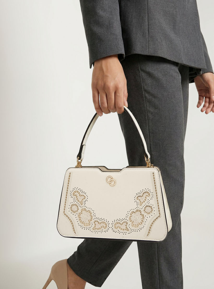 Celeste Cutwork Shoulder Bag with Detachable Straps-women-bagsandwallets-handbags-image-8