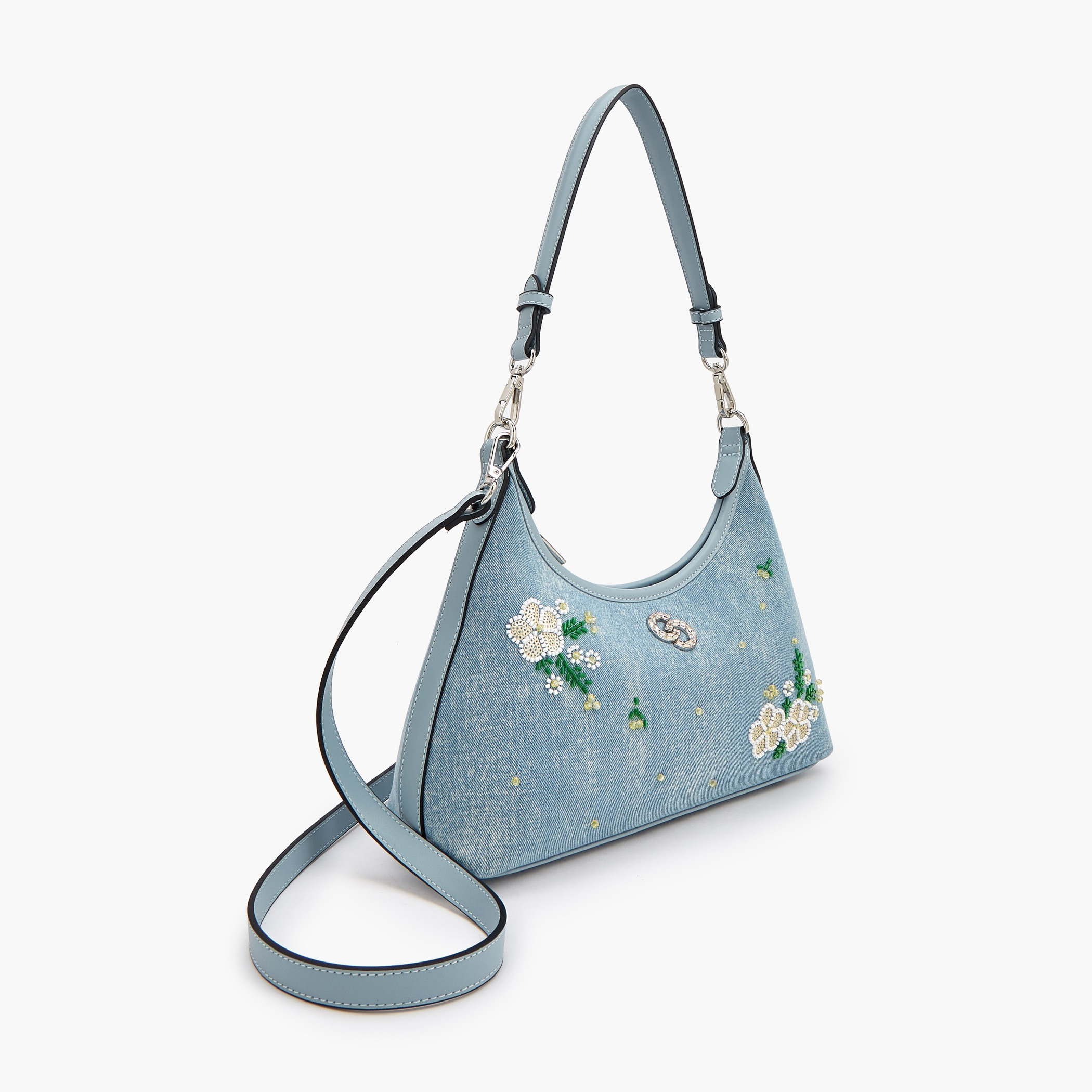Celeste Embroidered Shoulder Bag with Detachable Strap-women-bagsandwallets-handbags-image-4