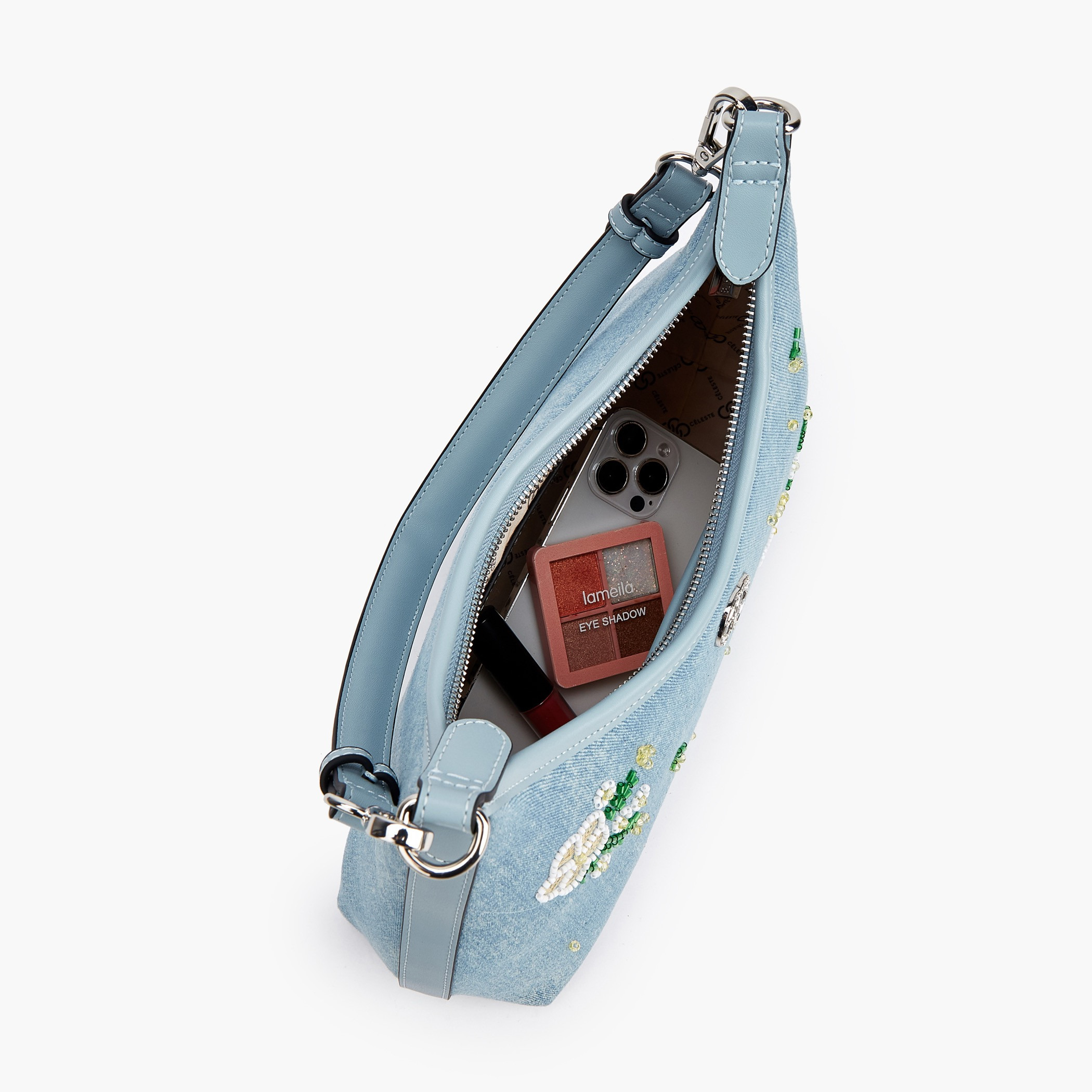 Celeste Embroidered Shoulder Bag with Detachable Strap-women-bagsandwallets-handbags-image-9