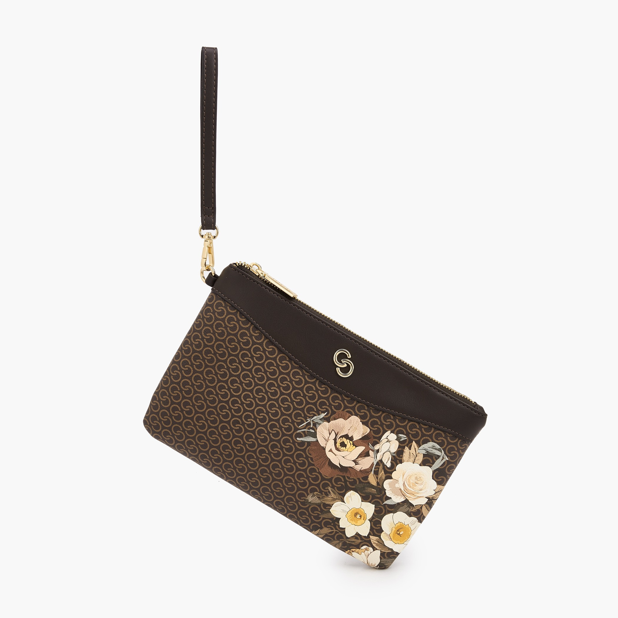 Celeste Floral Print Clutch with Wristlet-women-bagsandwallets-handbags-image-6