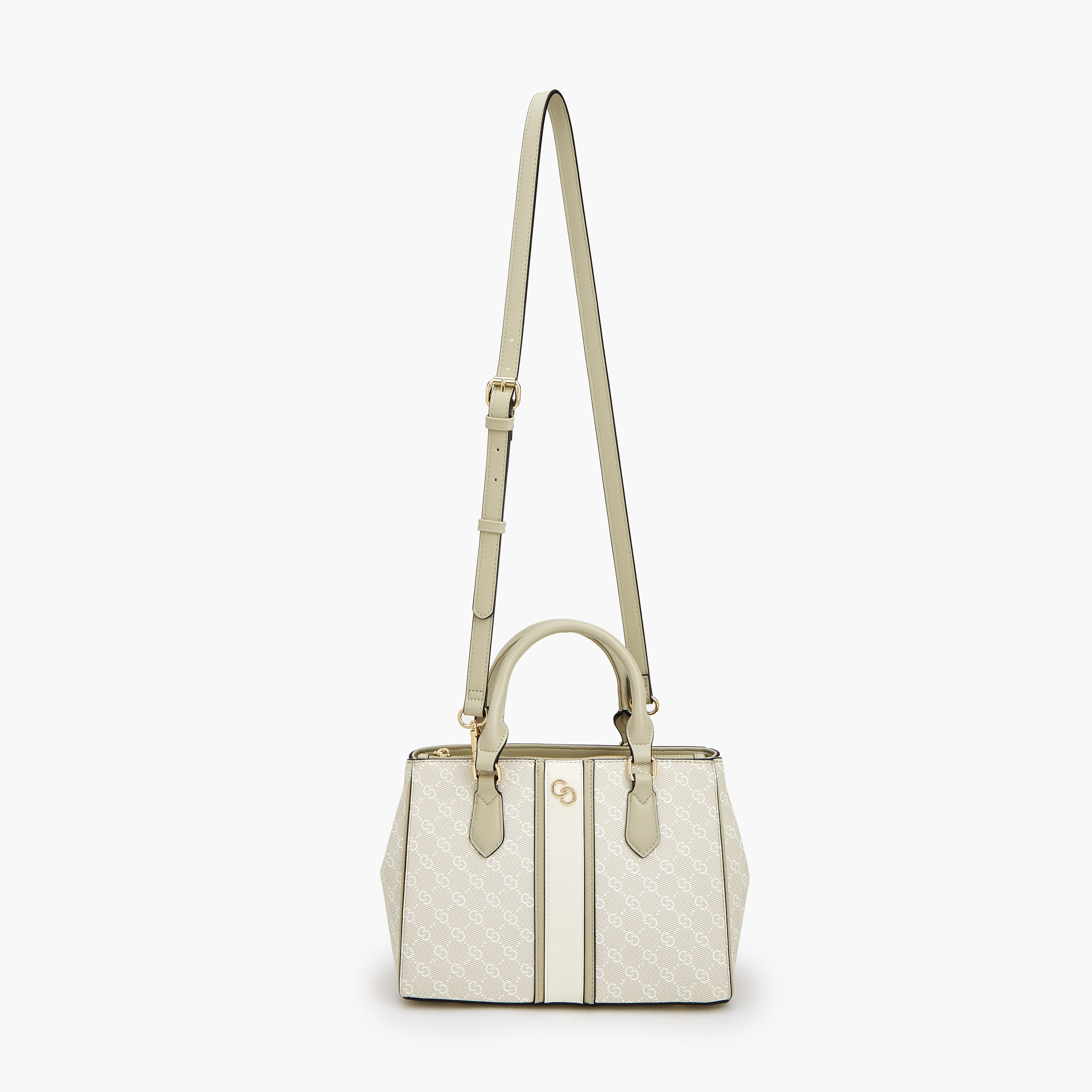Celeste Monogram Print Tote Bag with Adjustable Strap-women-bagsandwallets-handbags-image-3