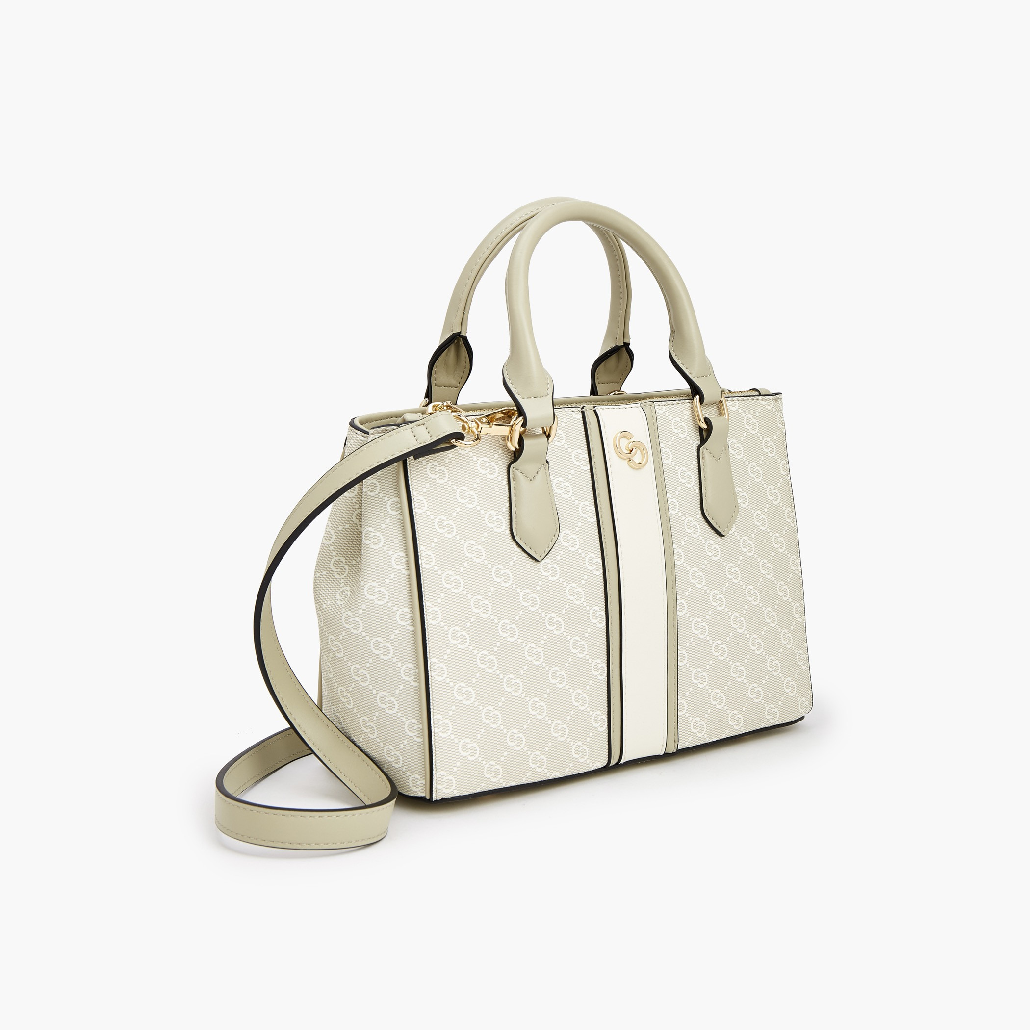 Celeste Monogram Print Tote Bag with Adjustable Strap-women-bagsandwallets-handbags-image-4