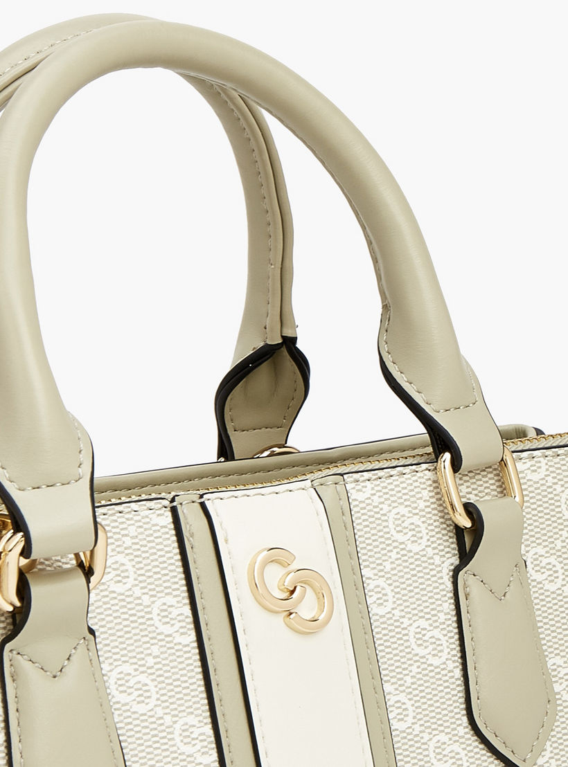 Celeste Monogram Print Tote Bag with Adjustable Strap-women-bagsandwallets-handbags-image-5