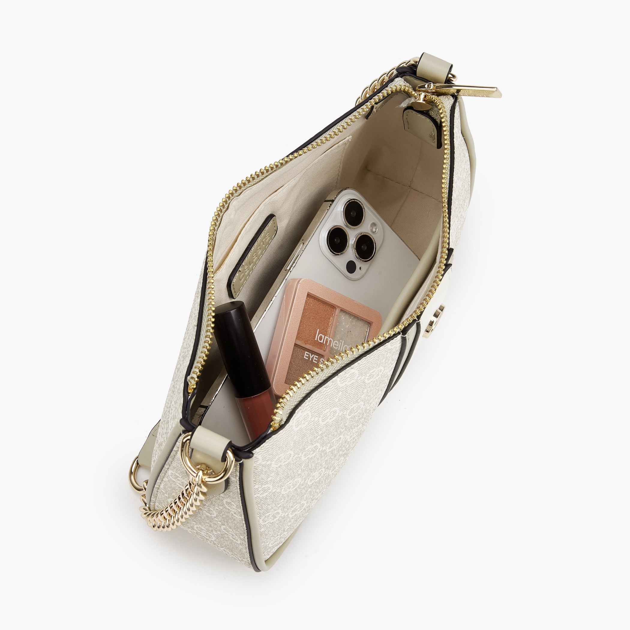 Celeste Printed Shoulder Bag with Zip Closure-women-bagsandwallets-handbags-image-8