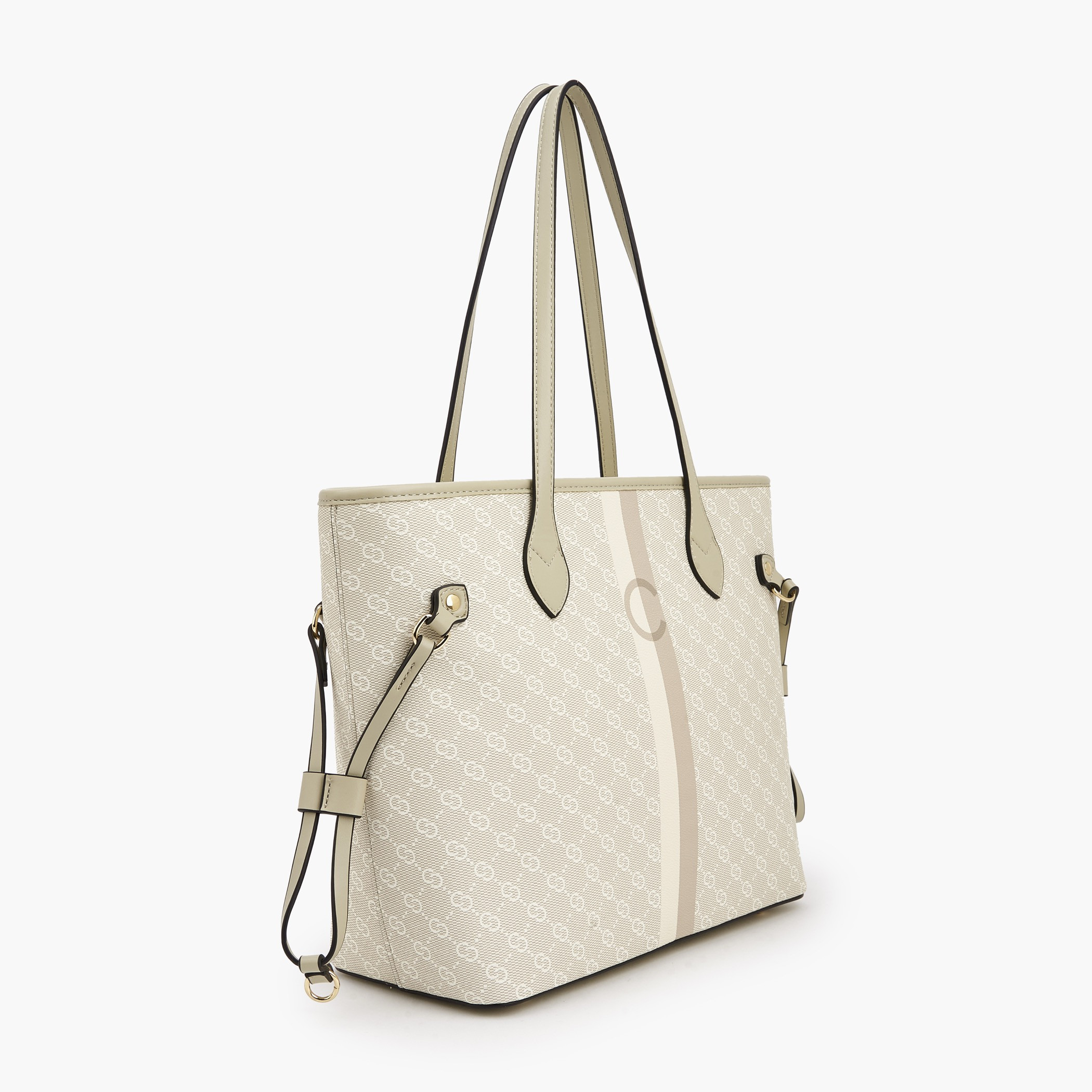 Celeste Monogram Print Tote Bag with Wallet-women-bagsandwallets-handbags-image-2