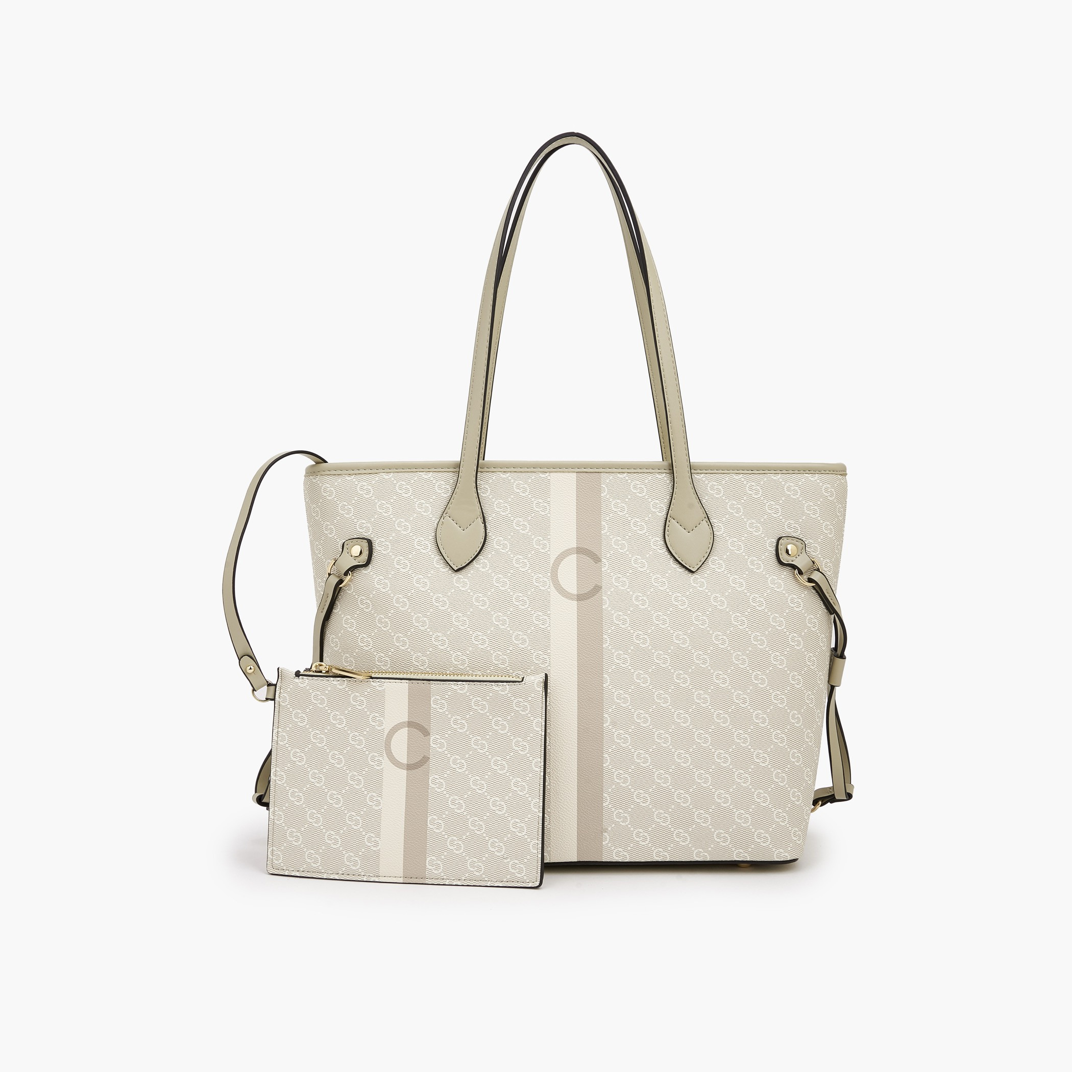 Celeste Monogram Print Tote Bag with Wallet-women-bagsandwallets-handbags-image-6