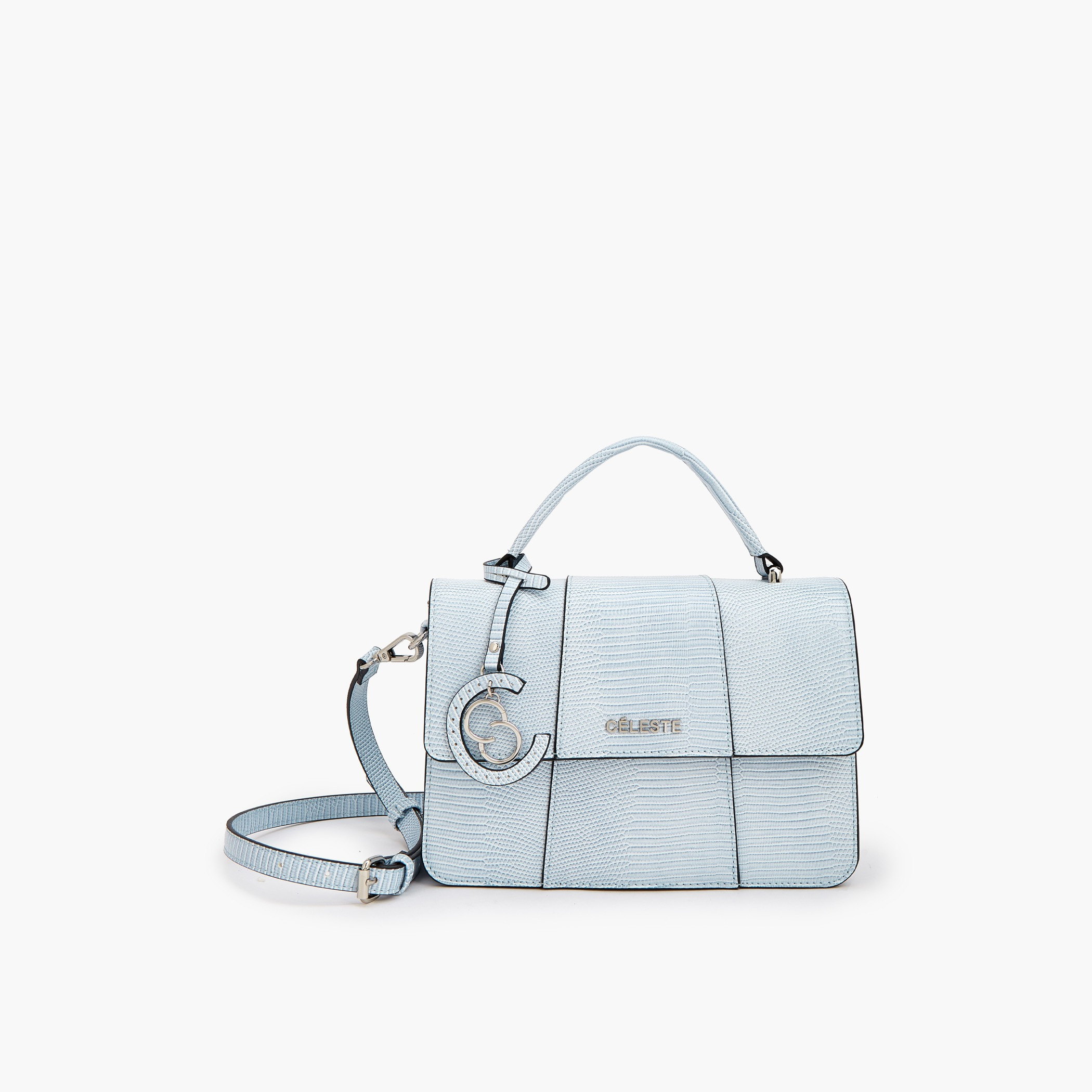 شنطة ساتشيل بارزة الملمس بحزام قابل للتعديل من سيليست-women-bagsandwallets-handbags-image-1