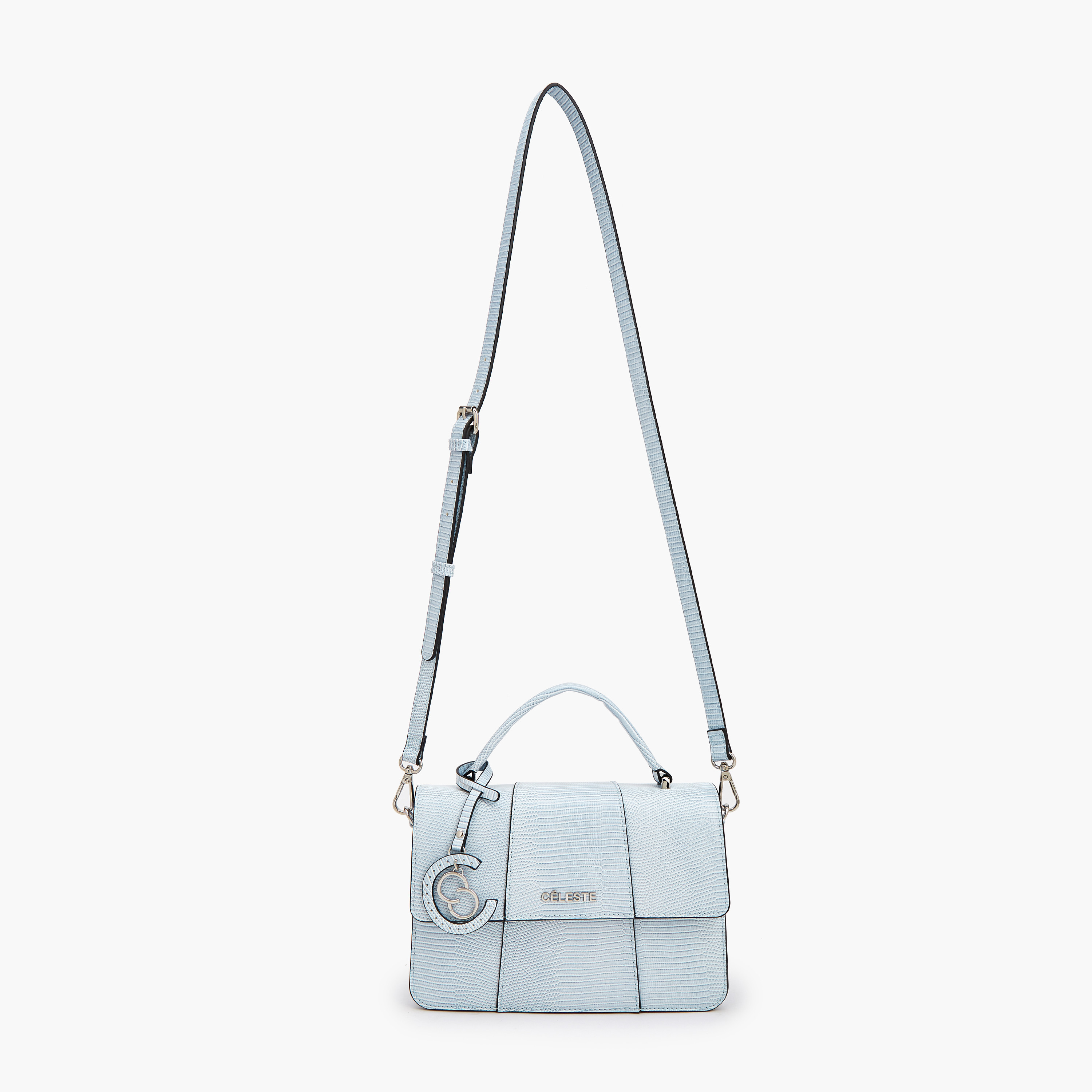 شنطة ساتشيل بارزة الملمس بحزام قابل للتعديل من سيليست-women-bagsandwallets-handbags-image-2