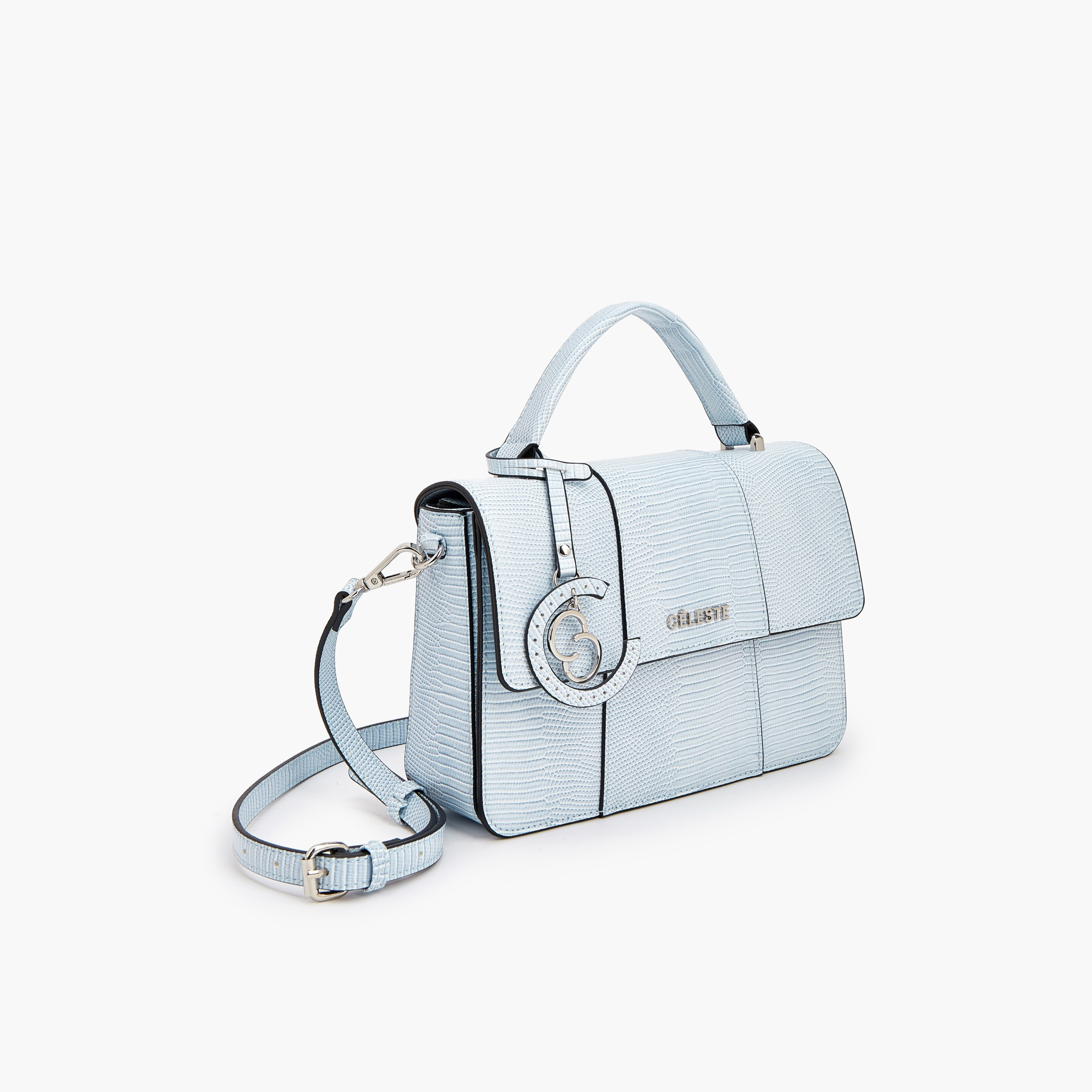 شنطة ساتشيل بارزة الملمس بحزام قابل للتعديل من سيليست-women-bagsandwallets-handbags-image-3