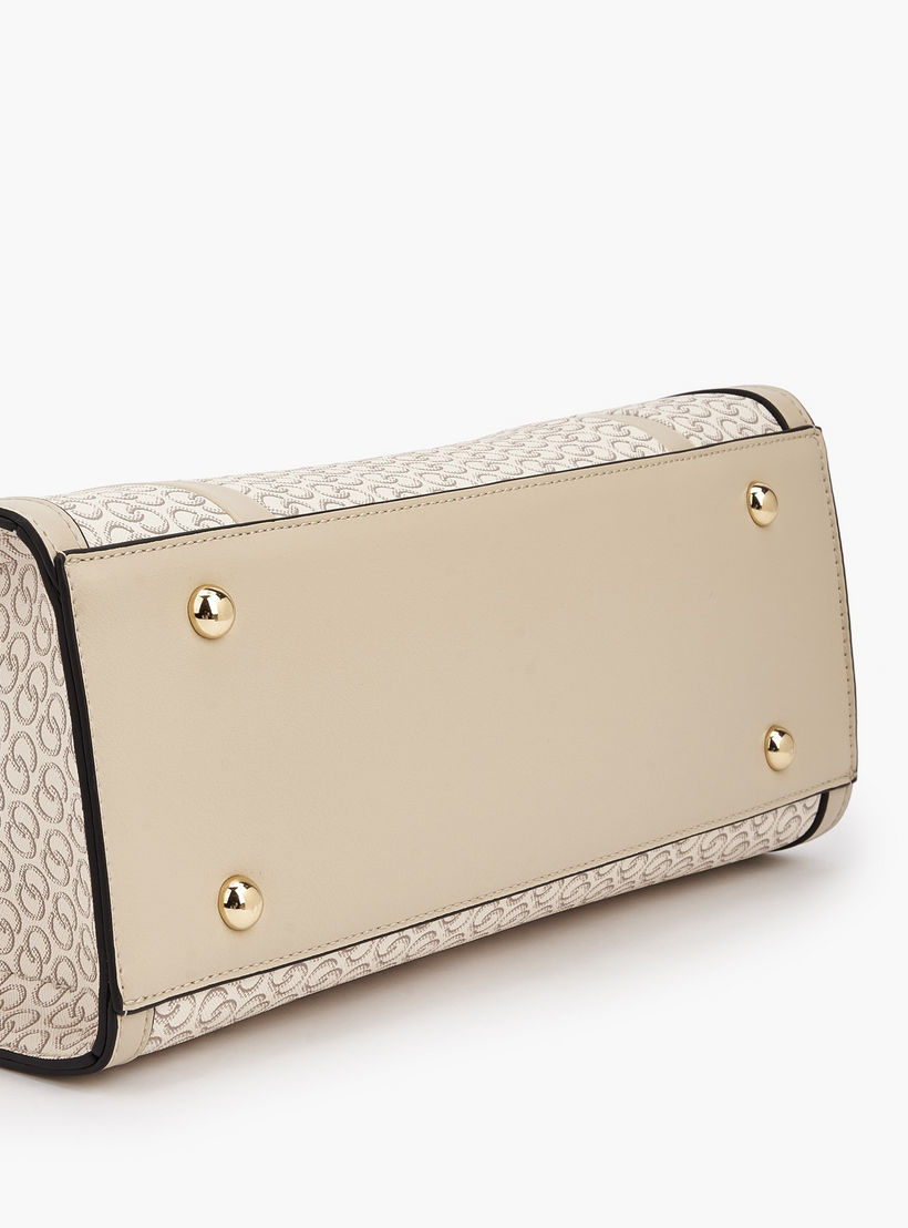 شنطة توتي بطبعات مونوجرام مع حزام قابل للتعديل من سيليست-women-bagsandwallets-handbags-image-7