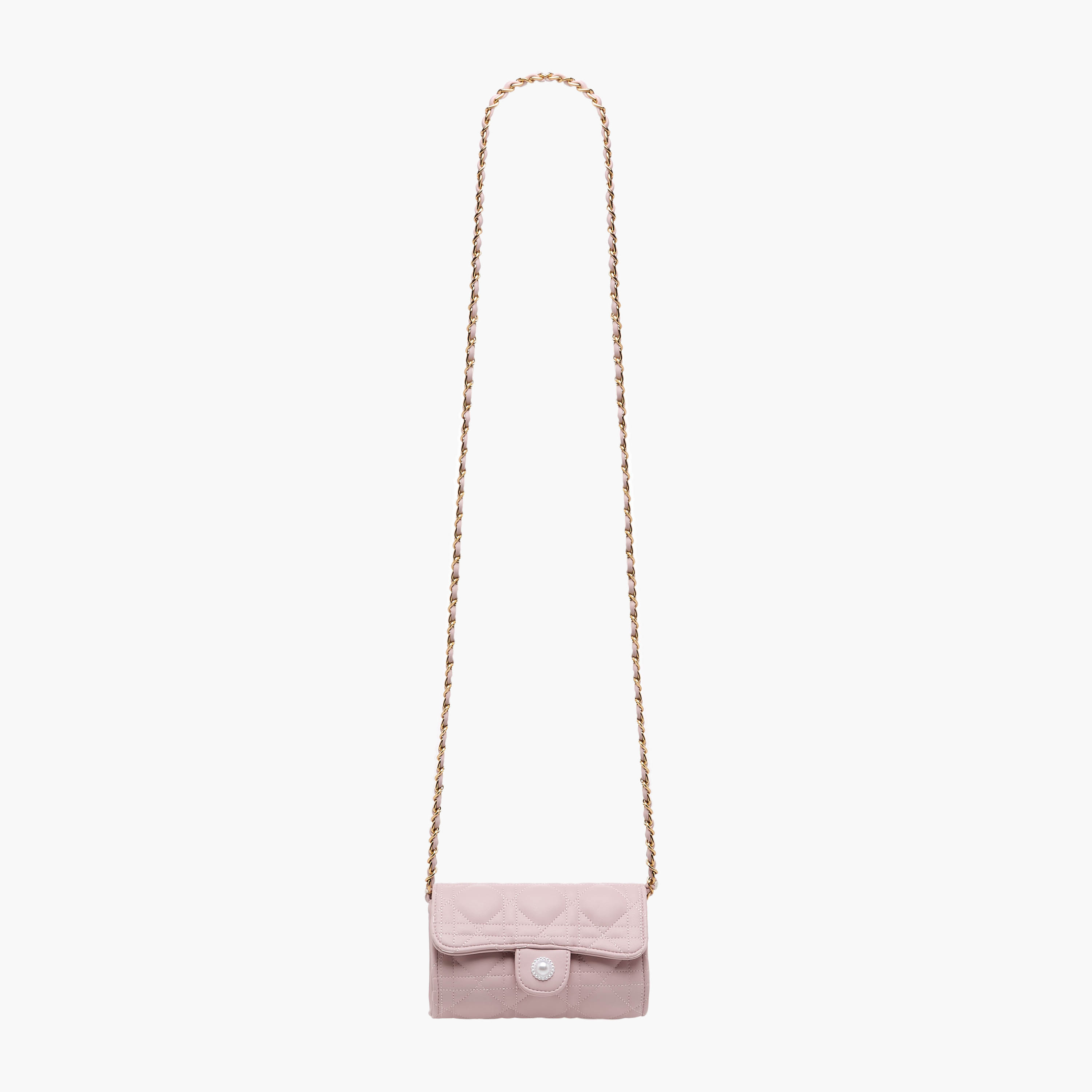 Little Missy Quilted Crossbody Bag with Chain Strap-girls-accessories-bags-image-3