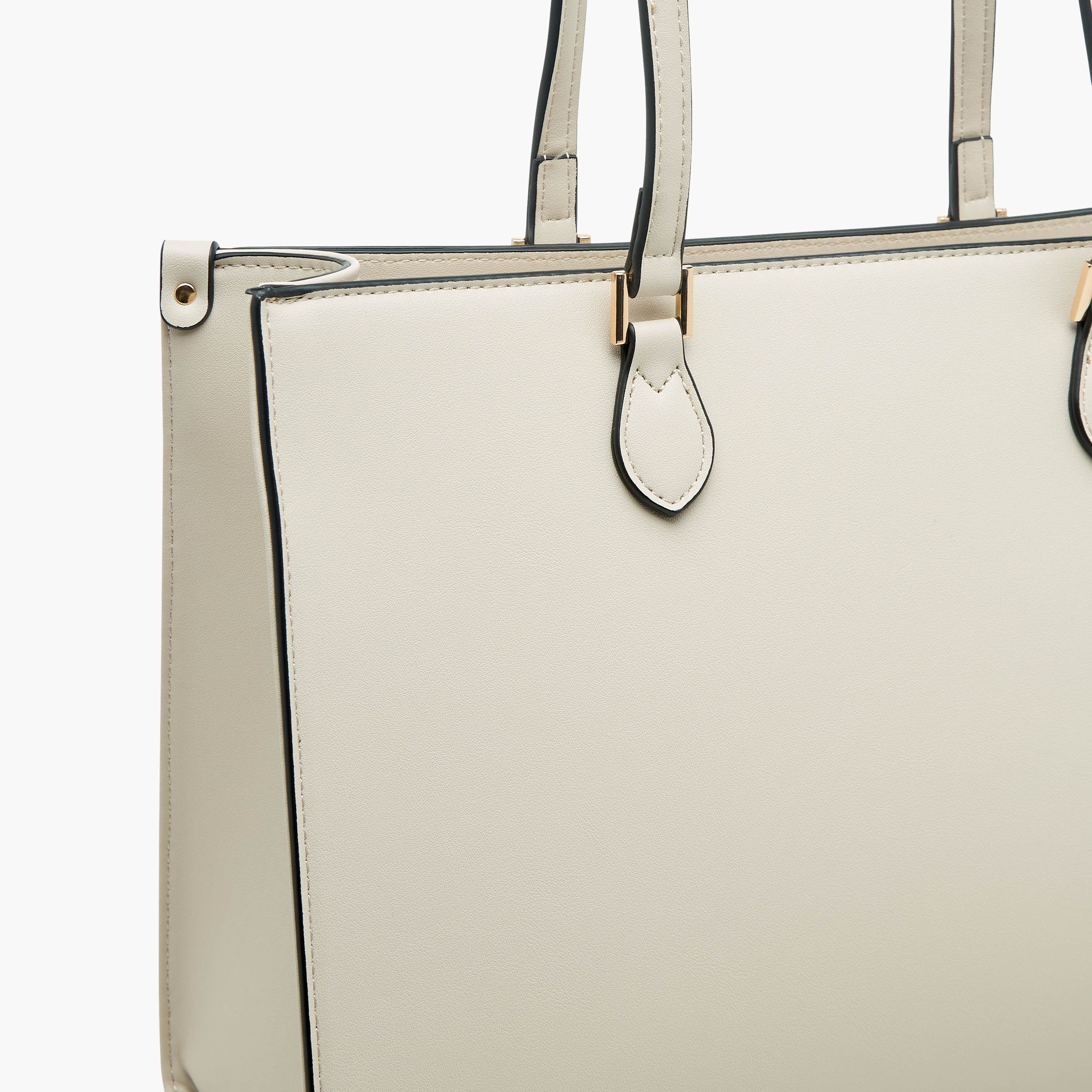 Charlotte Reid Monogram Print Tote Bag with Double Handle-women-bagsandwallets-handbags-image-6