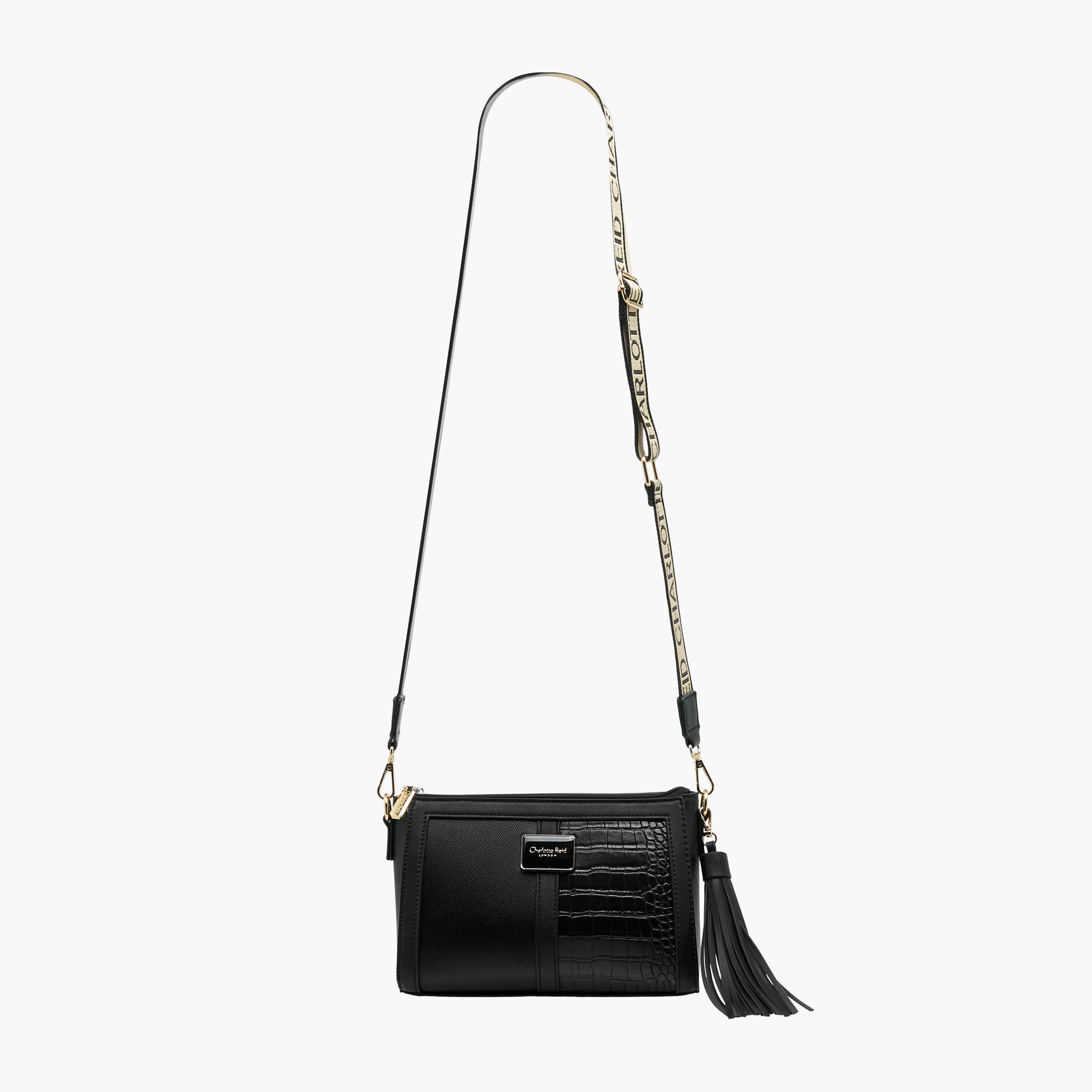 Charlotte Reid Textured Crossbody Bag with Detachable Tassel-women-bagsandwallets-handbags-image-3