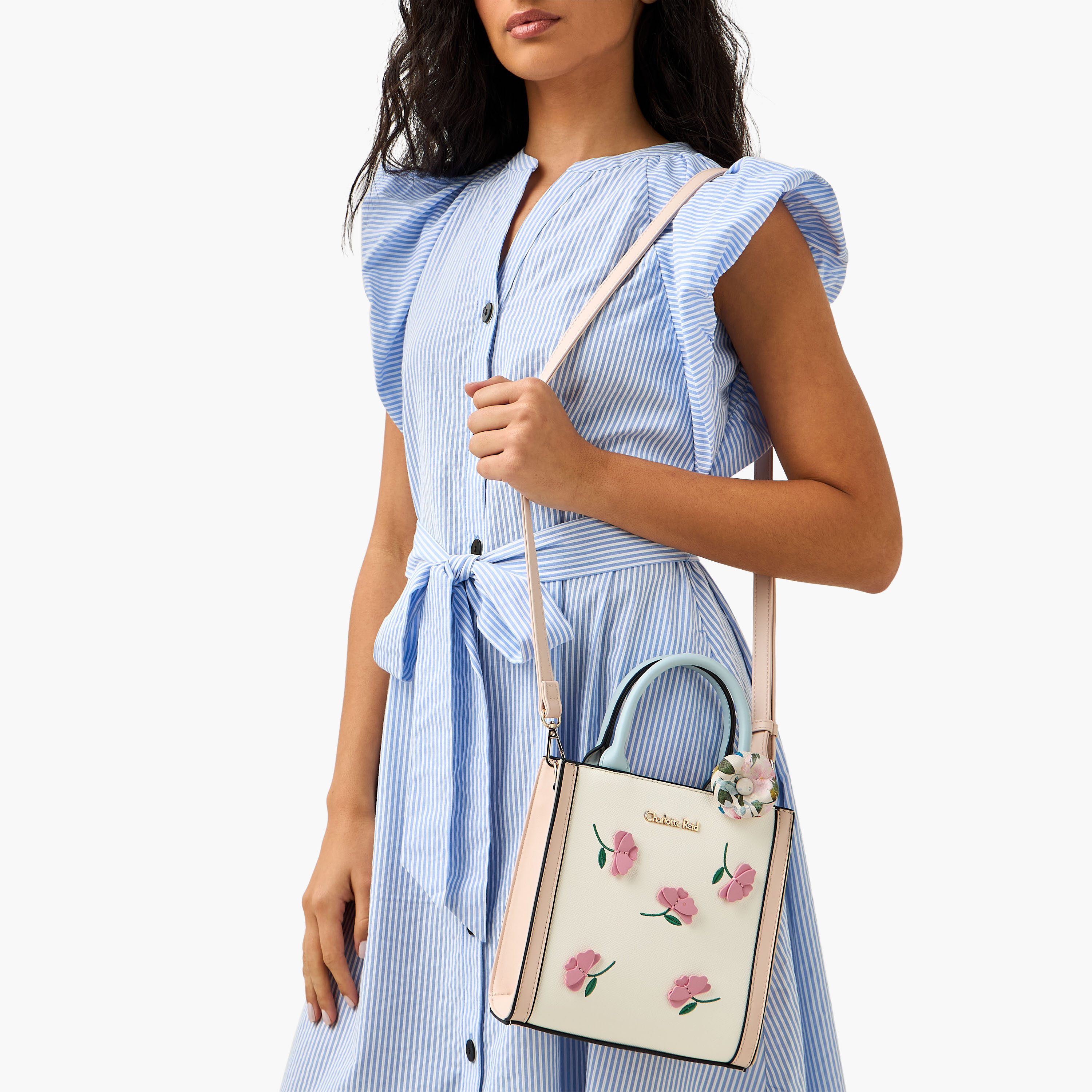 Charlotte Reid Floral Applique Tote Bag with Detachable Strap-women-bagsandwallets-handbags-image-8