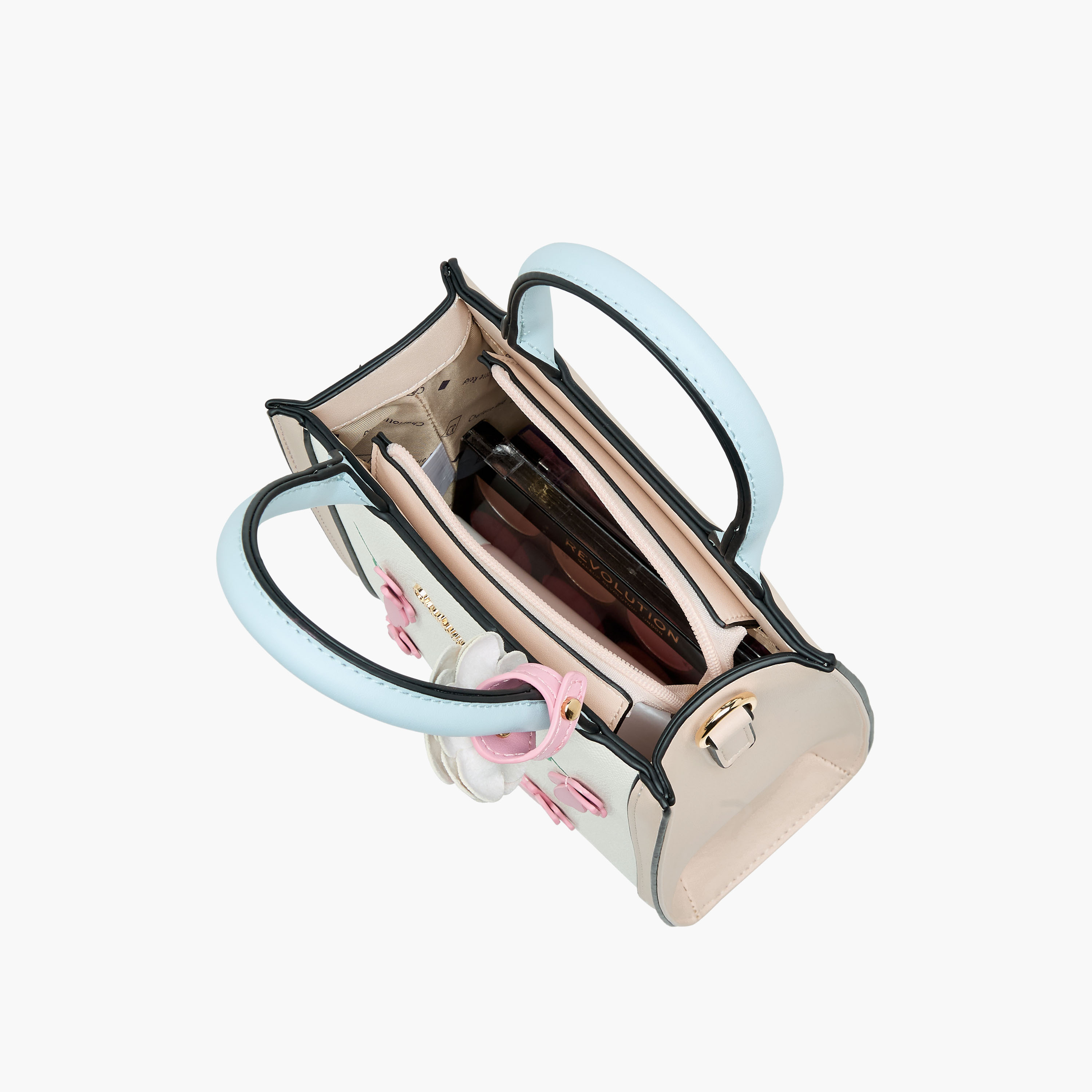Charlotte Reid Floral Applique Tote Bag with Detachable Strap-women-bagsandwallets-handbags-image-9