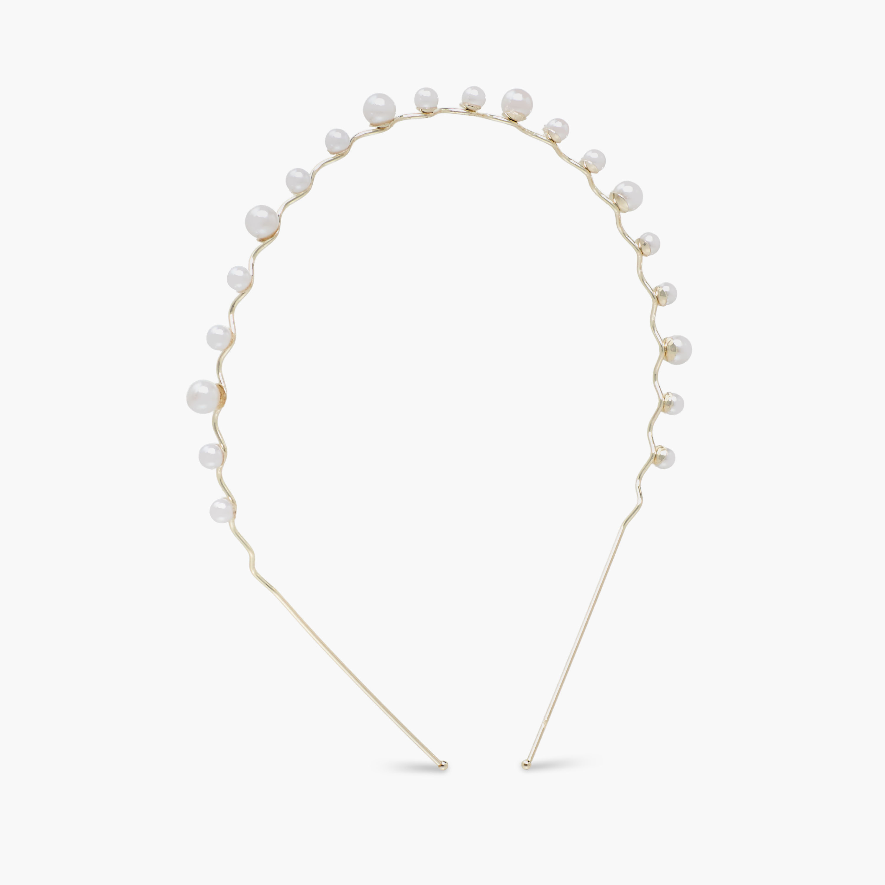 Gold Tone Embellished Hairband-women-hairaccessories-bands-image-1
