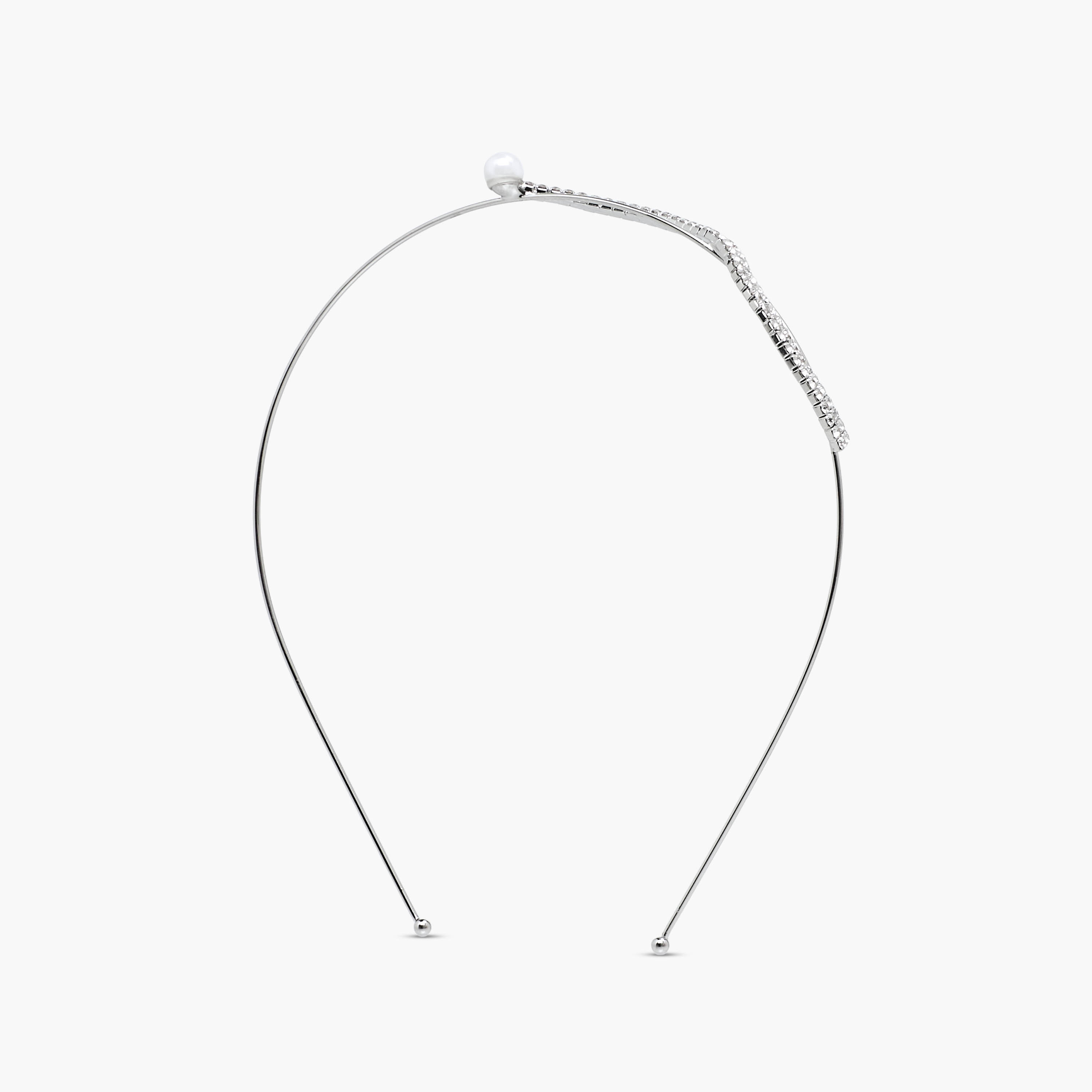 Silver Tone Embellished Hairband-women-hairaccessories-bands-image-2