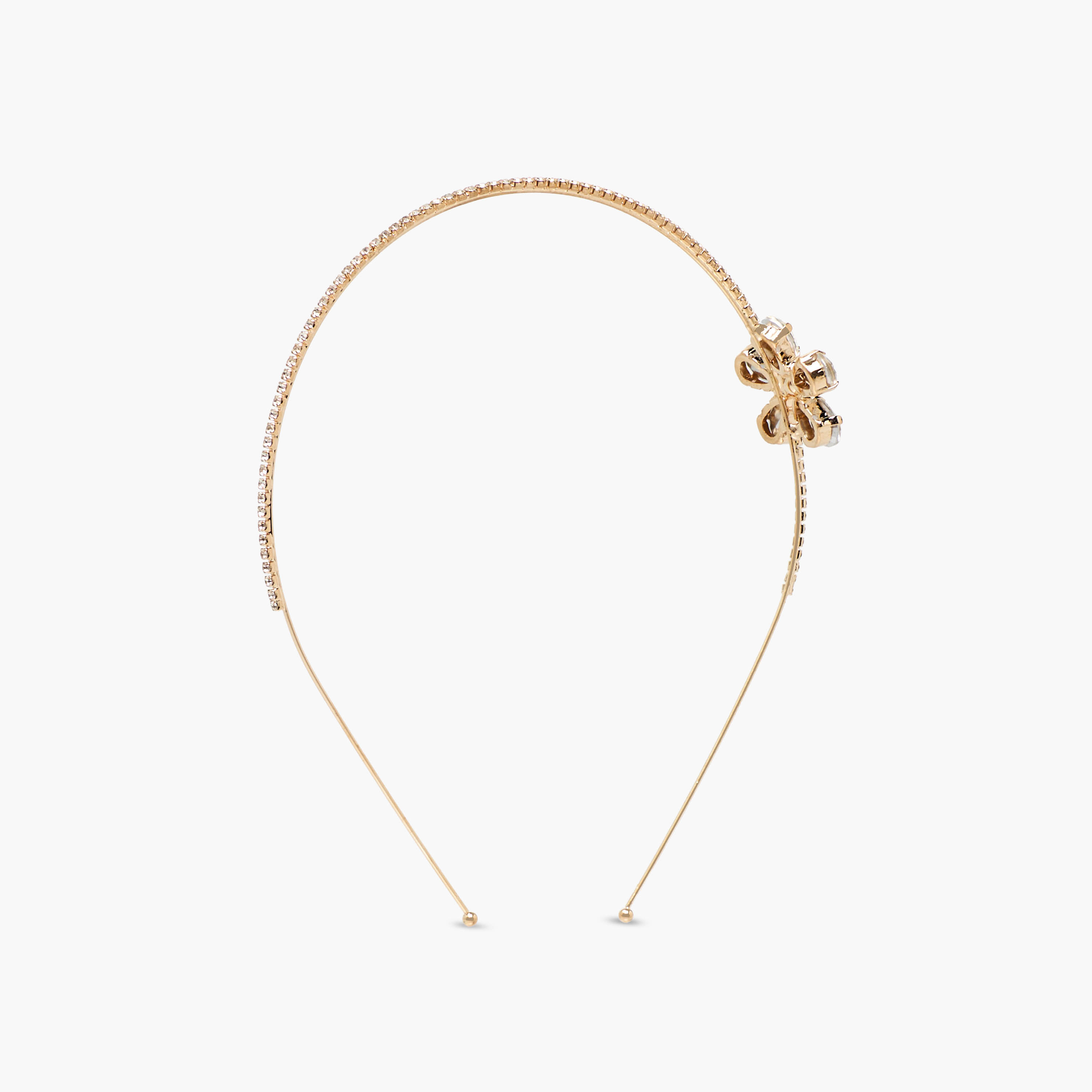 شريطة شعر مزينة بالأحجار ولون ذهبي-women-hairaccessories-bands-image-1