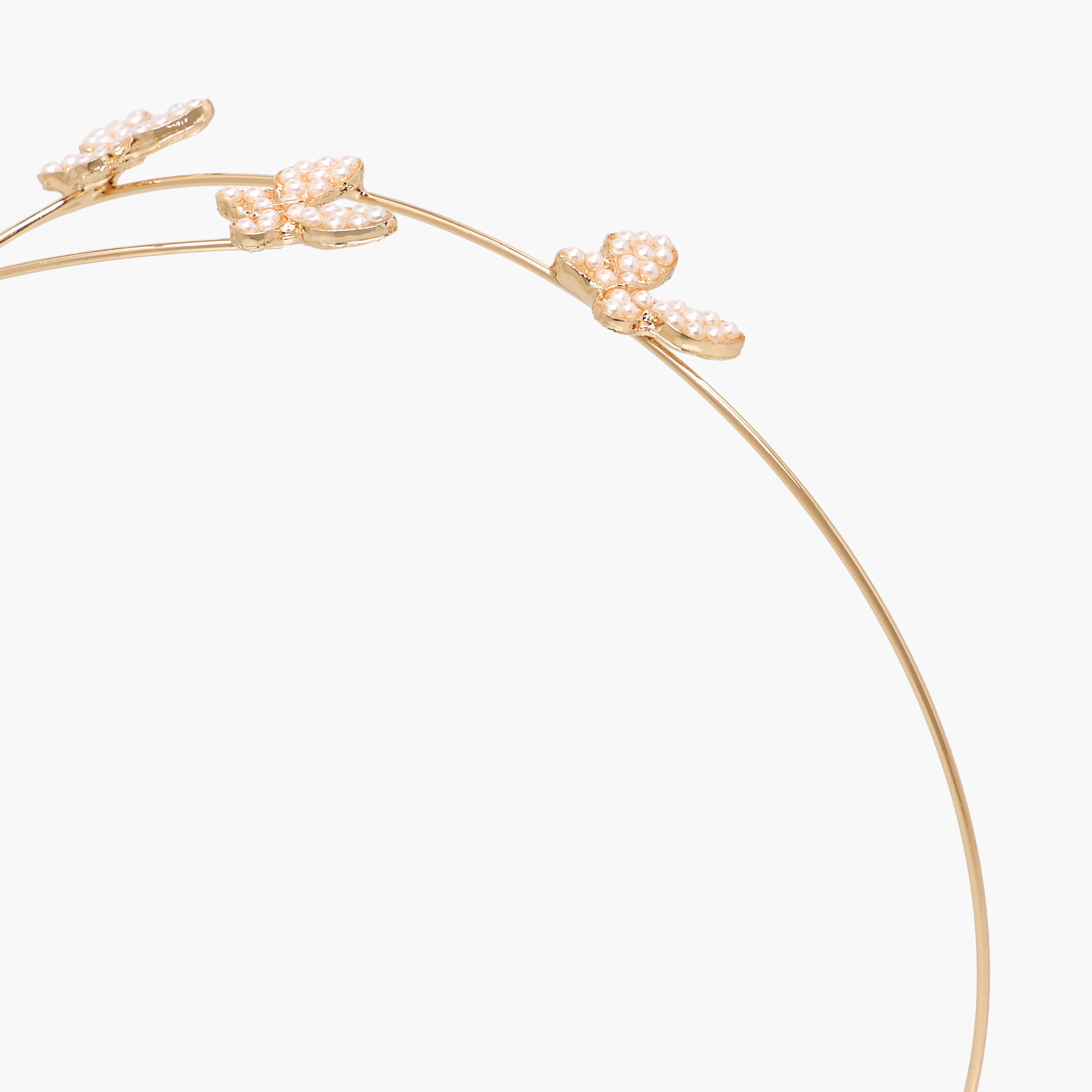 Gold Tone Embellished Hairband-women-hairaccessories-bands-image-3