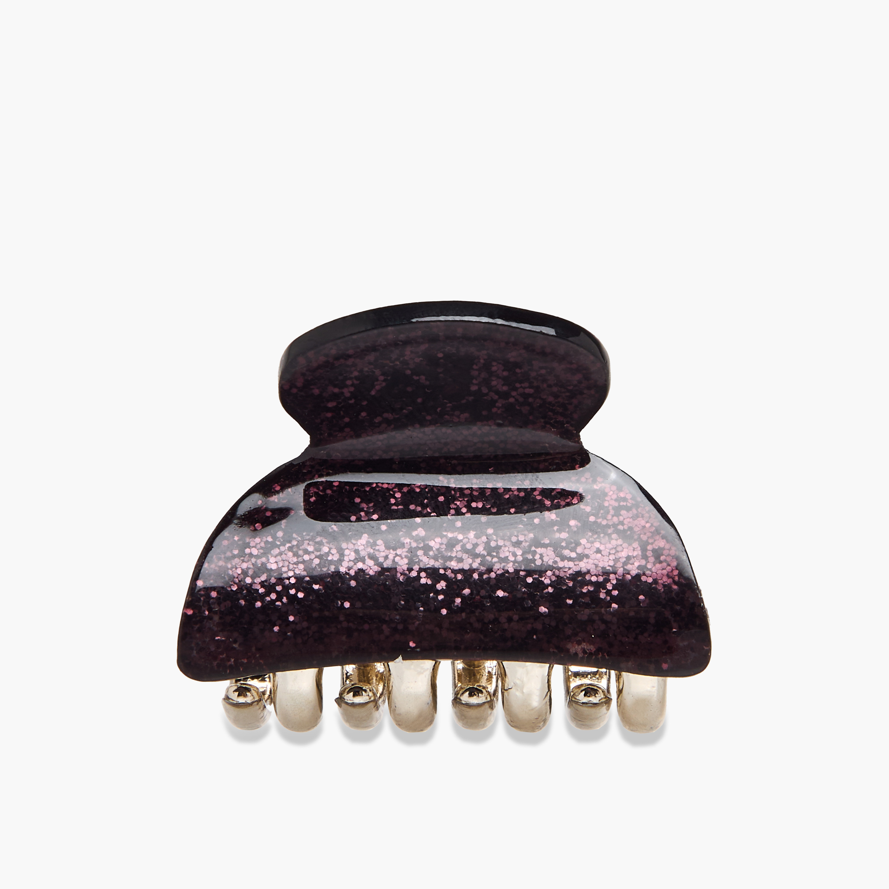 Pack of 3 Curved Hair Clamp with Glitter Finish-women-hairaccessories-clamps-image-2