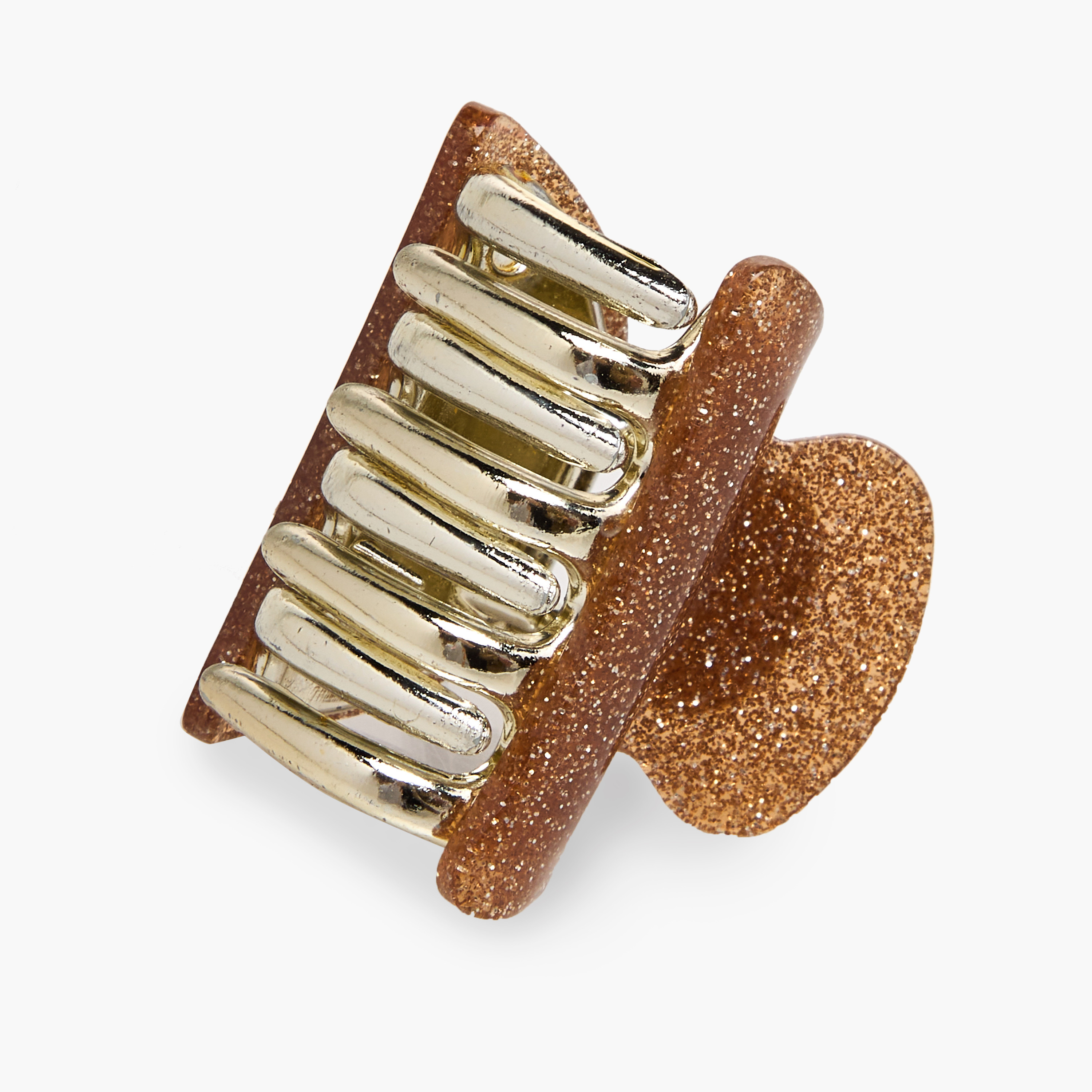 Pack of 3 Curved Hair Clamp with Glitter Finish-women-hairaccessories-clamps-image-6
