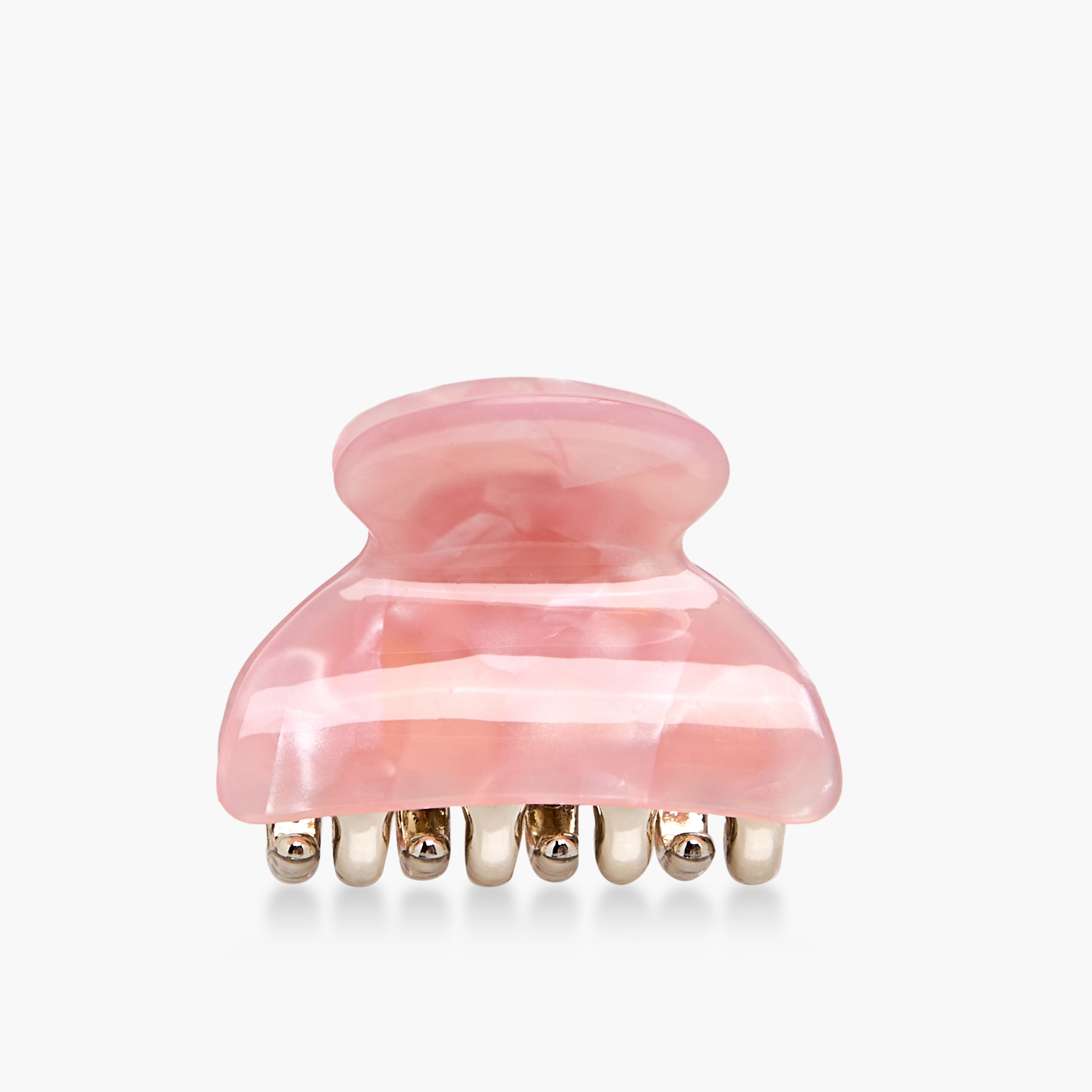 Pack of 3 Curved Shape Hair Clamps with Marble Design-women-hairaccessories-clamps-image-4