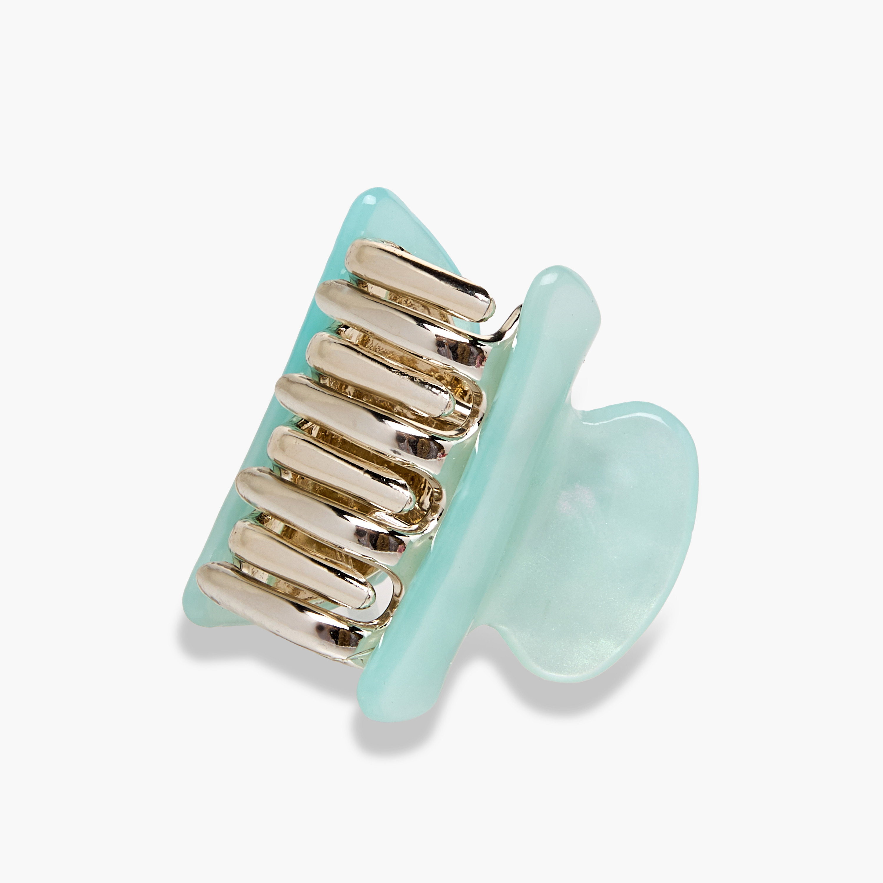Pack of 3 Curved Shape Hair Clamps with Marble Design-women-hairaccessories-clamps-image-6