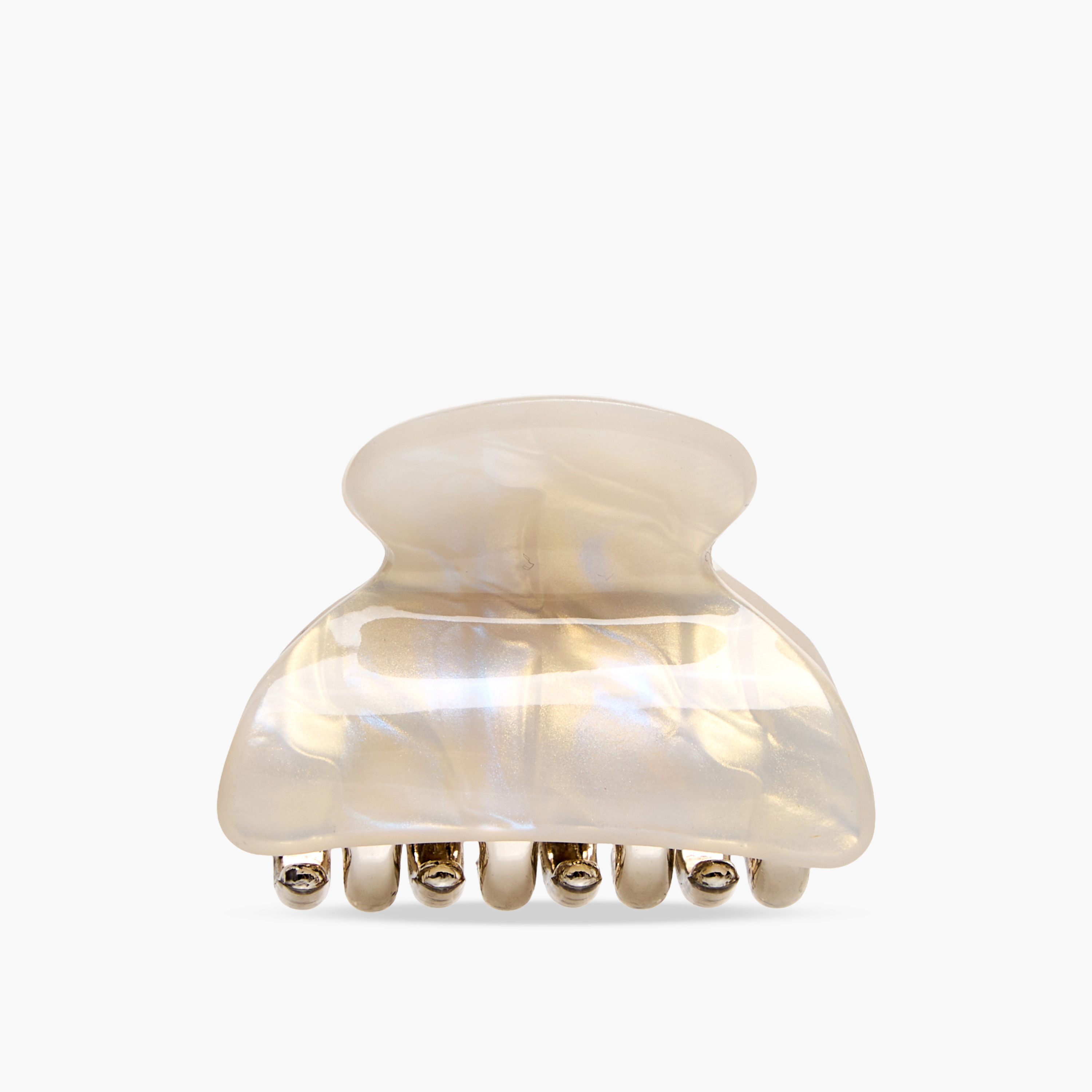 Pack of 3 Curved Hair Clamp with Marble Finish-women-hairaccessories-clamps-image-3