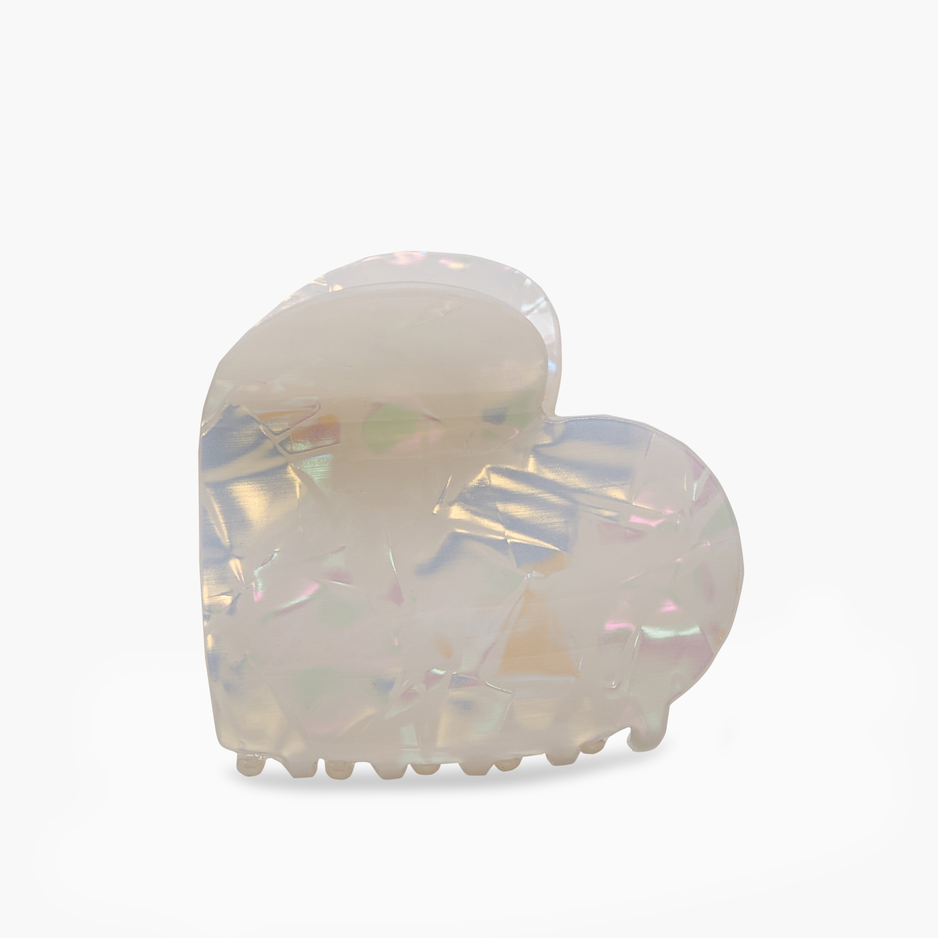 Heart Hair Clamp with Pearl Finish-women-hairaccessories-clamps-image-1