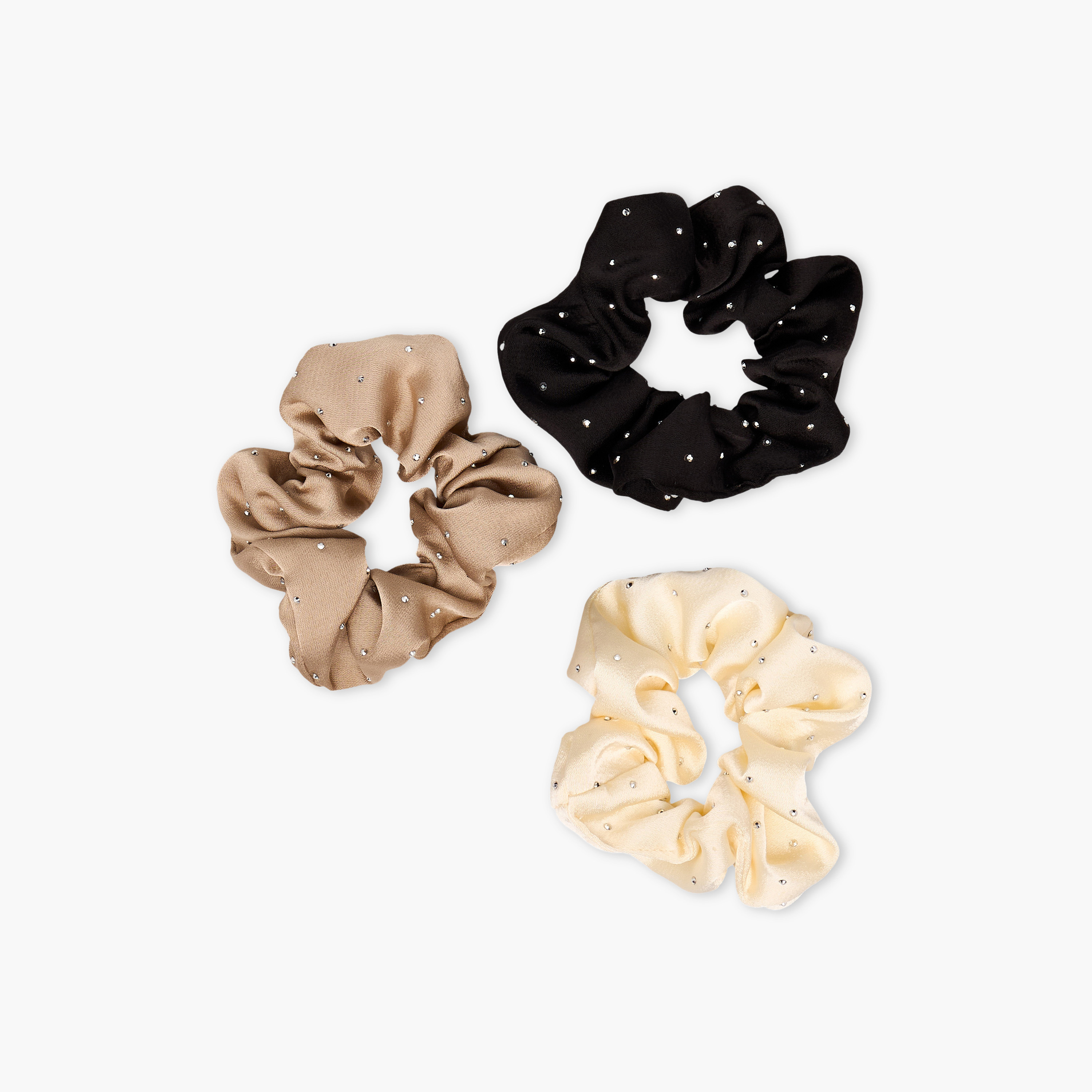 Pack of 3 Hair Scrunchie-women-hairaccessories-scrunchies-image-3