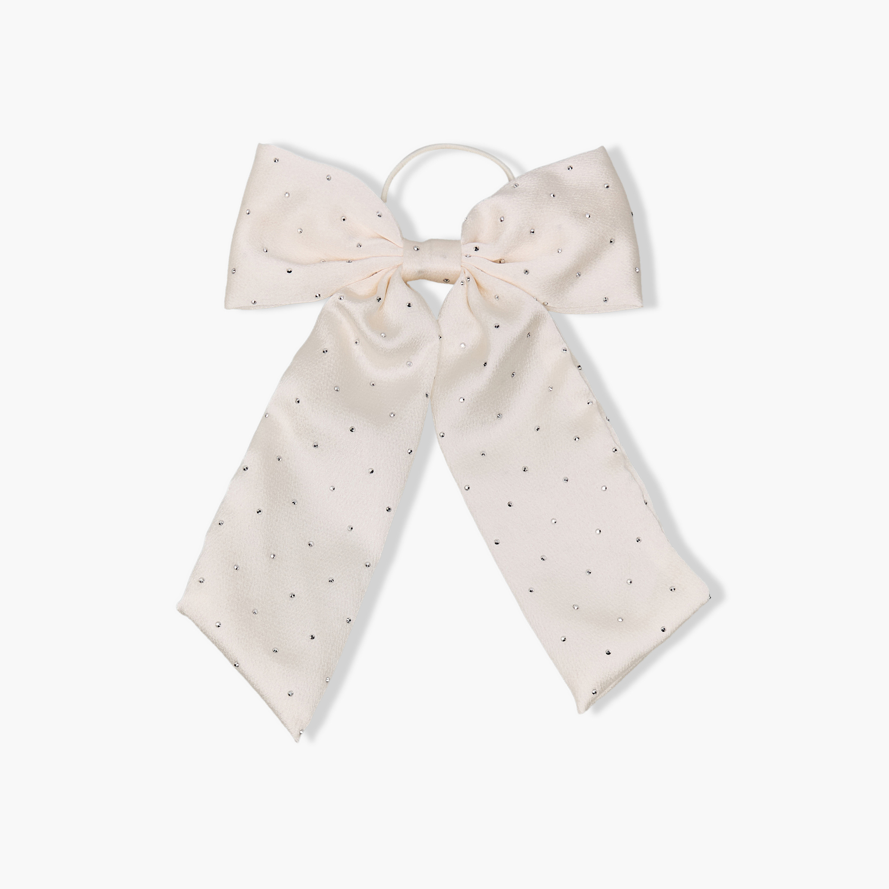 Bow Hair Tie with Embellished Design-women-hairaccessories-others-image-1
