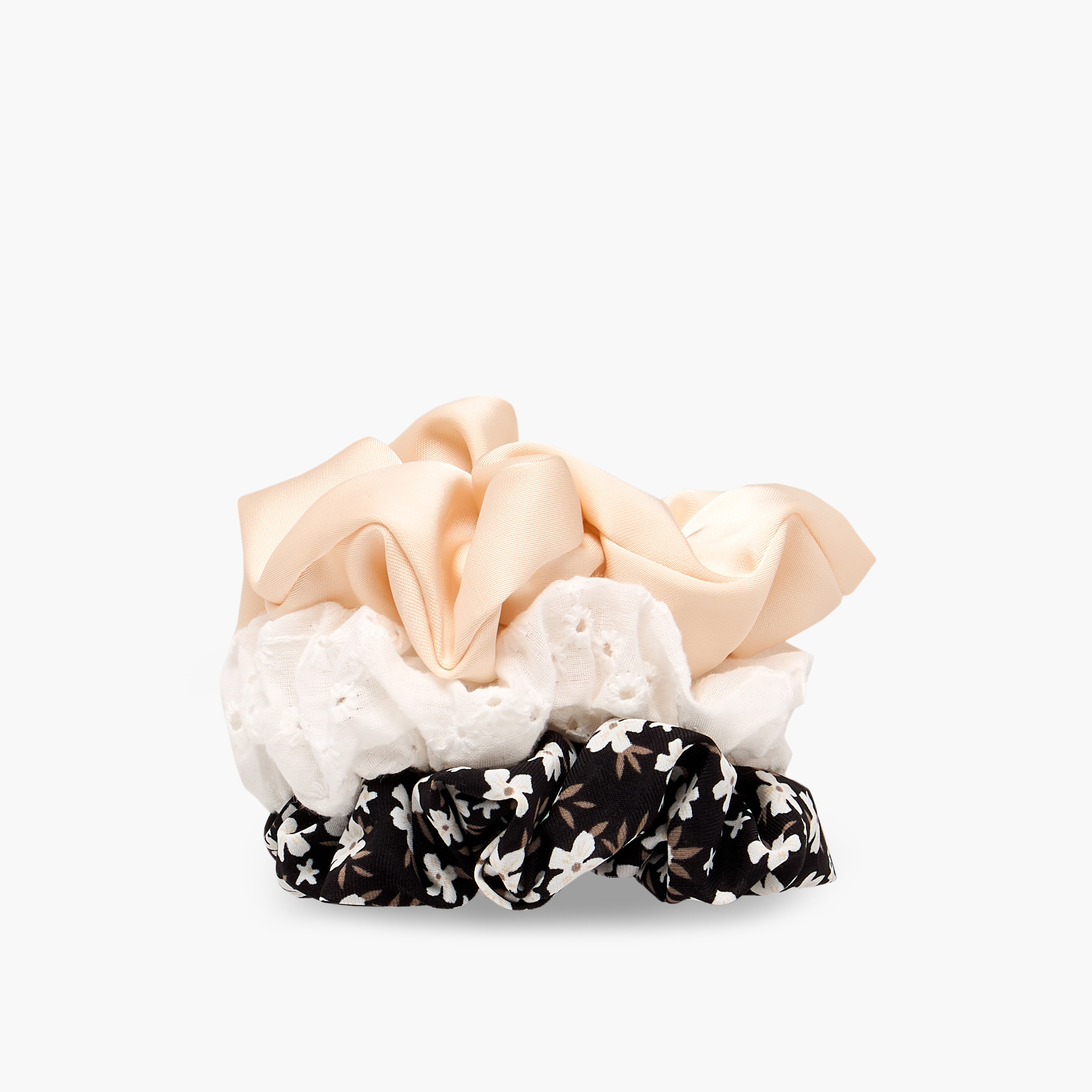 Pack of 3 Assorted Hair Scrunchie-women-hairaccessories-scrunchies-image-1