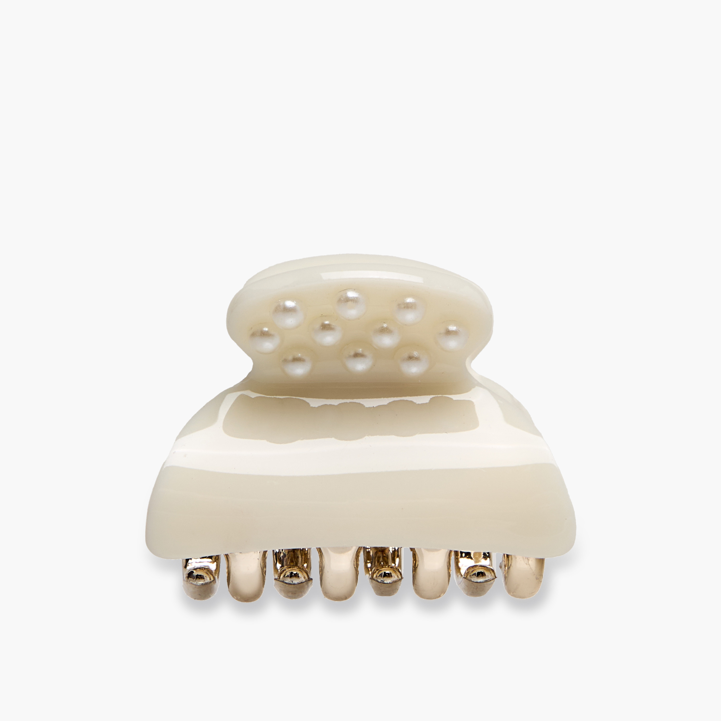 Pack of 3 Curved Hair Clamp with Pearl Finish-women-hairaccessories-clamps-image-4